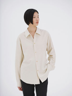 WOOL FULLING FLANNEL SHIRT