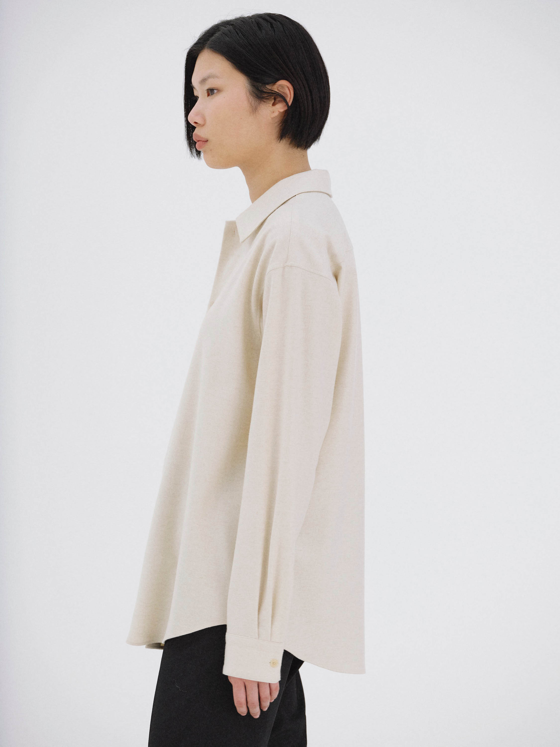 トップス WOOL FULLING FLANNEL SHIRTS Top Beige 3 WOOL FULLING FLANNEL SHIRTS Top Beige 3 - メルカリ