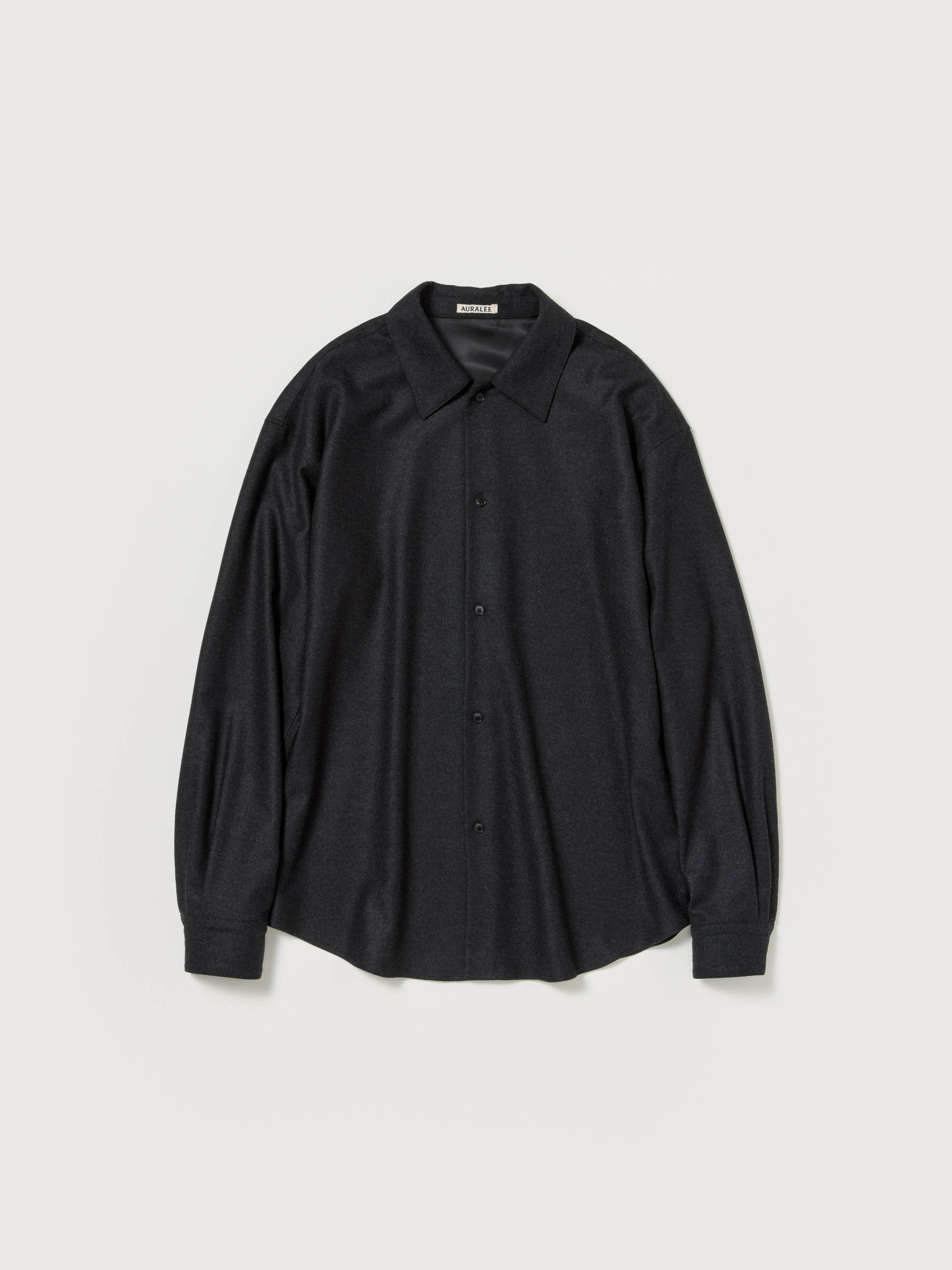 WOOL FULLING FLANNEL SHIRT 詳細画像 TOP CHARCOAL 1