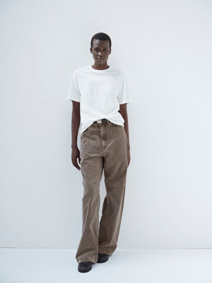 HIGH TWIST COTTON JERSEY TEE