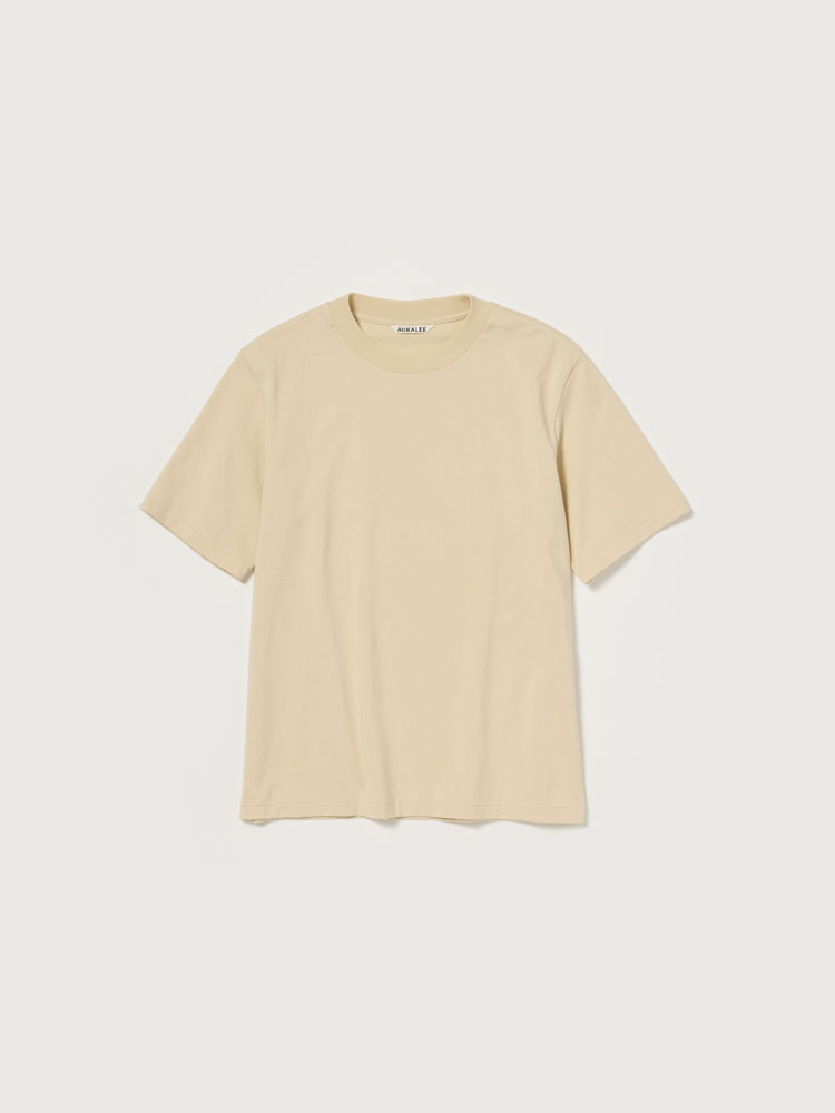 HIGH TWIST COTTON JERSEY TEE - AURALEE Official Website