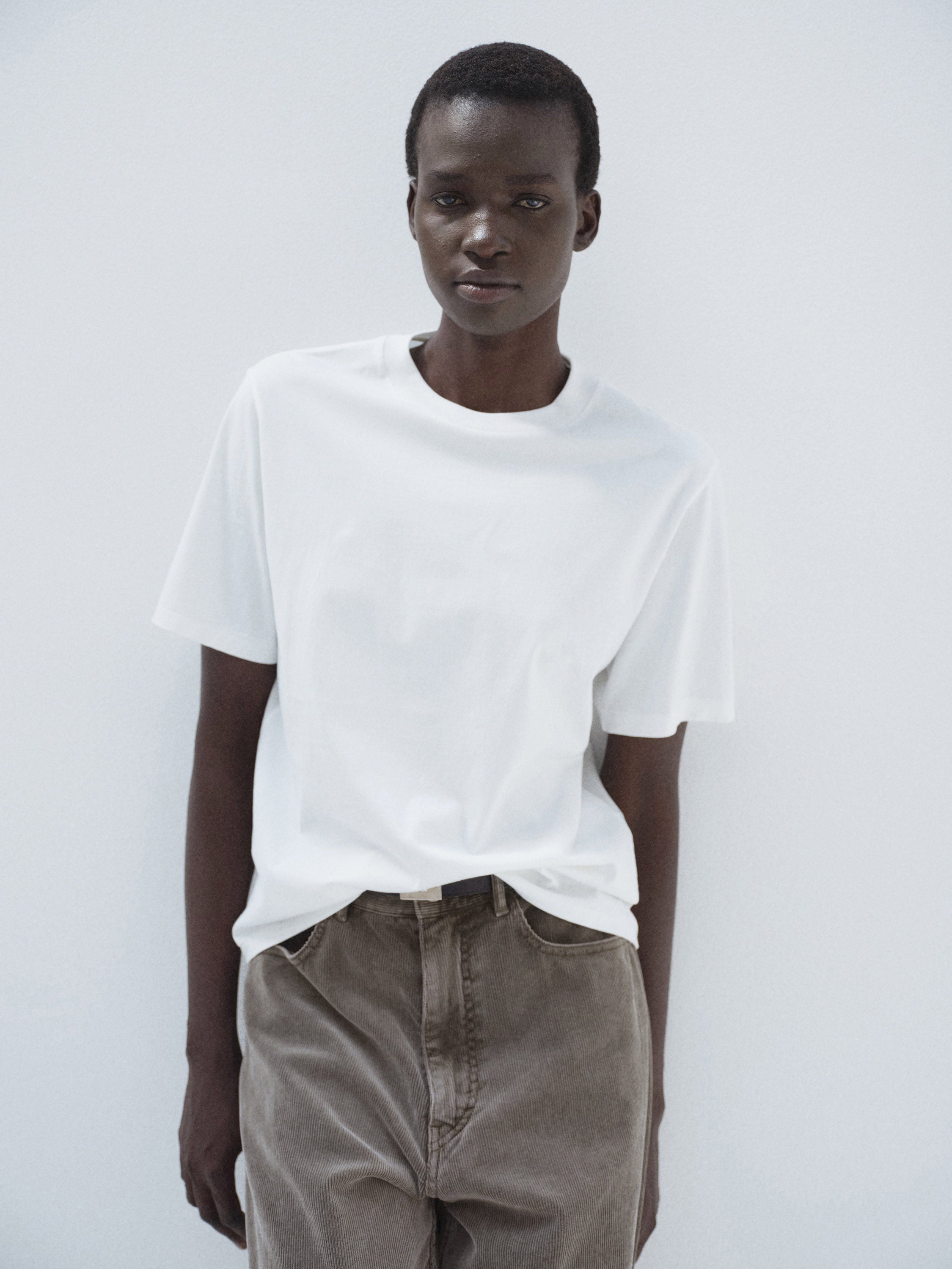 HIGH TWIST COTTON JERSEY TEE 詳細画像 WHITE 2