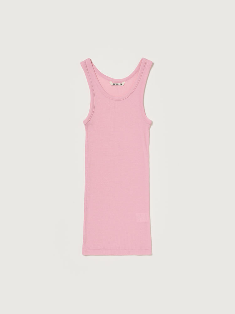 【新品未使用】AURALEE ORGANIC SOFT RIB TANK Auralee Organic Soft Rib Tank in Ivory Curated at Jake and Jones