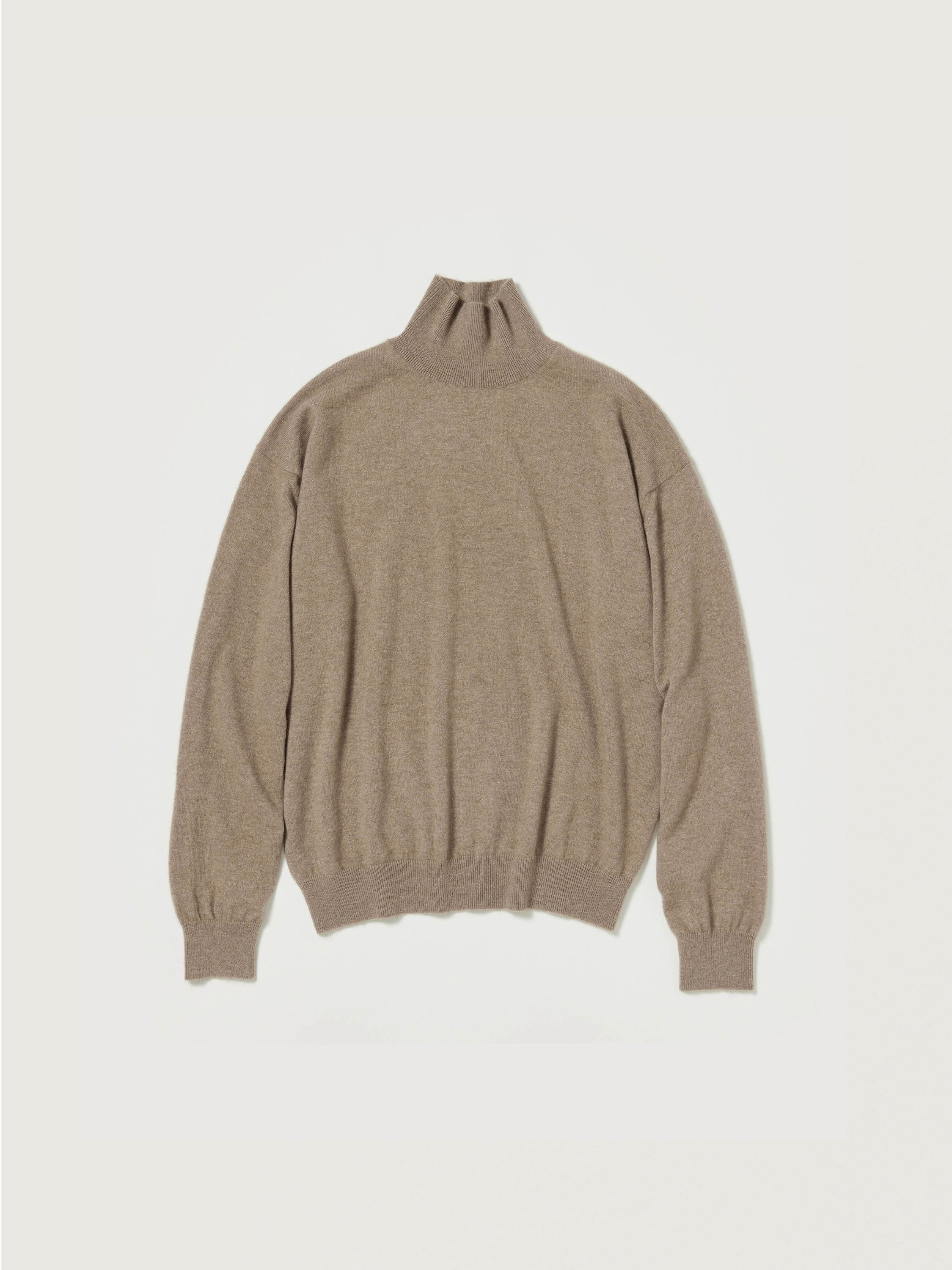 BABY CASHMERE KNIT TURTLE 詳細画像 NATURAL BROWN 1