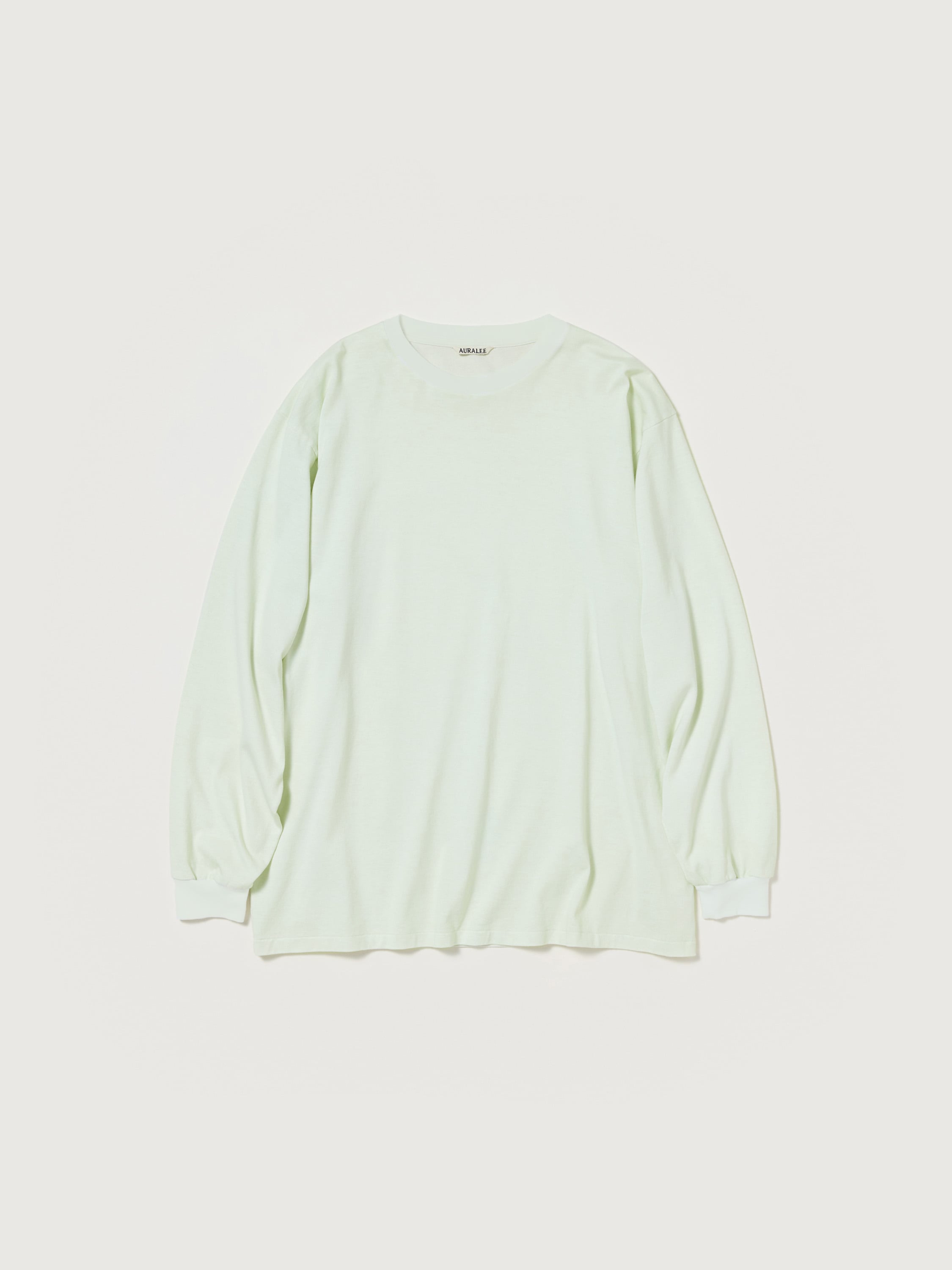 LUSTER PLAITING L/S TEE 詳細画像 IVORY PISTACHIO 1