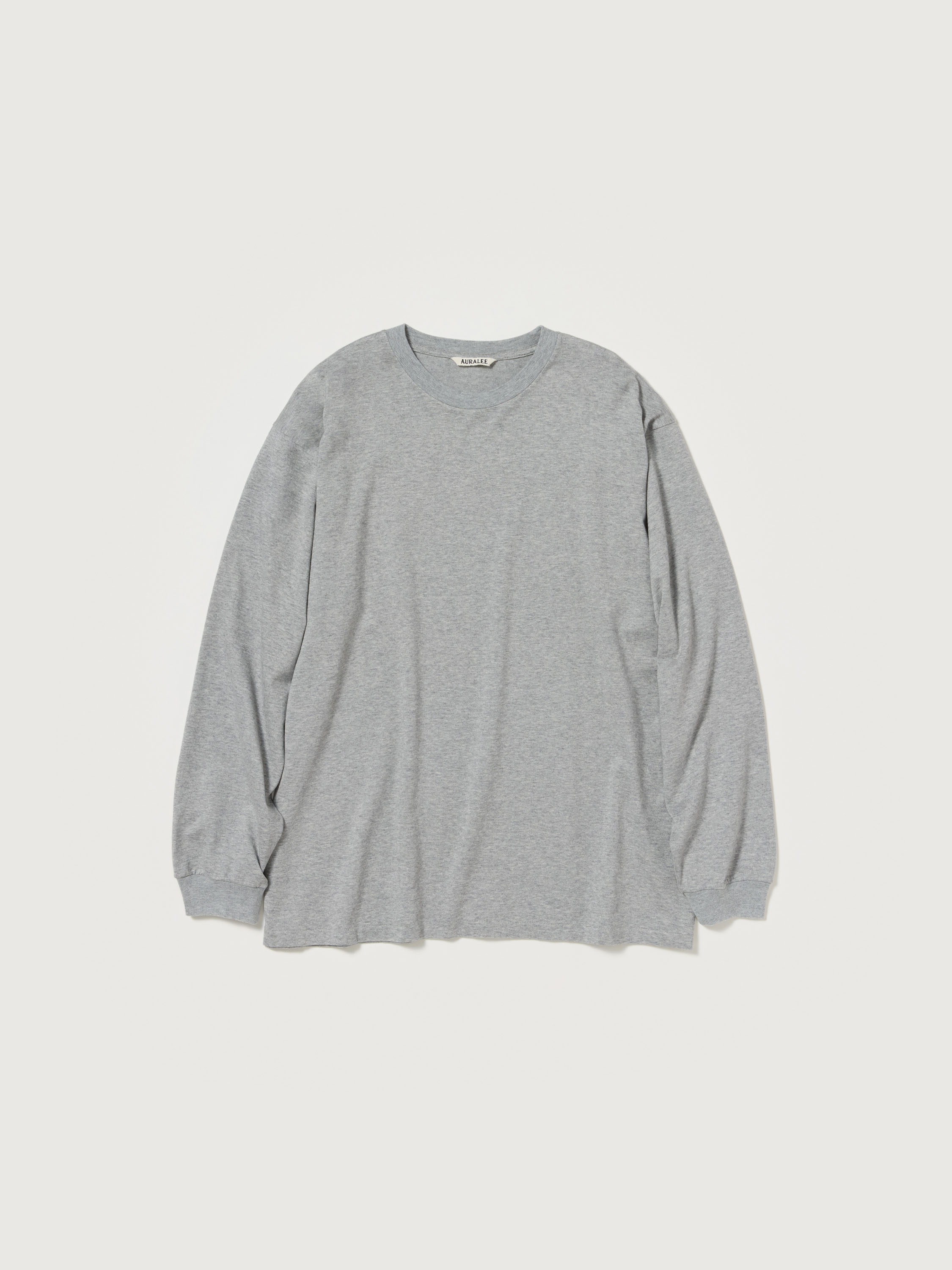 LUSTER PLAITING L/S TEE 詳細画像 TOP GRAY 1