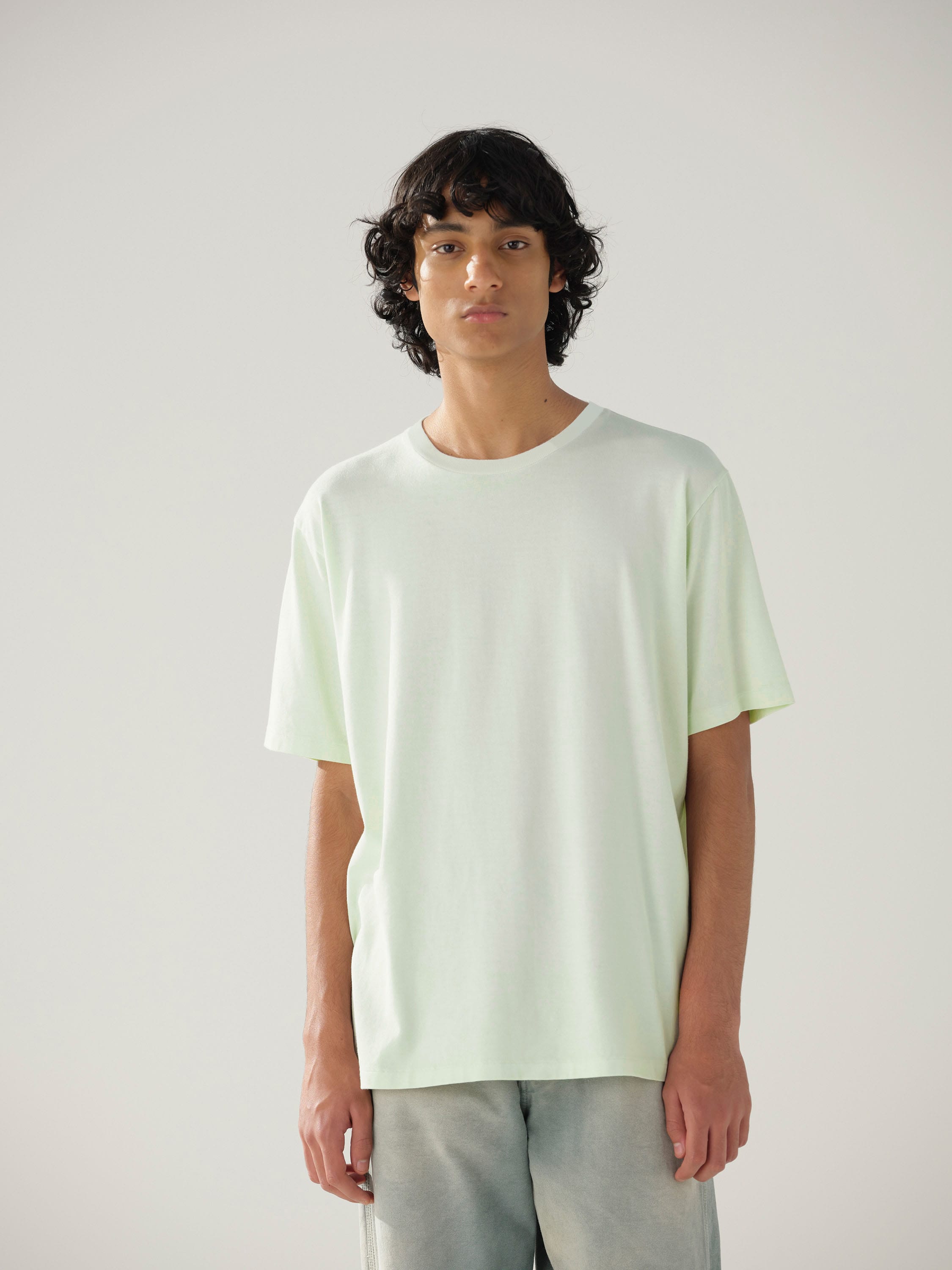 LUSTER PLAITING TEE 詳細画像 IVORY PISTACHIO 1