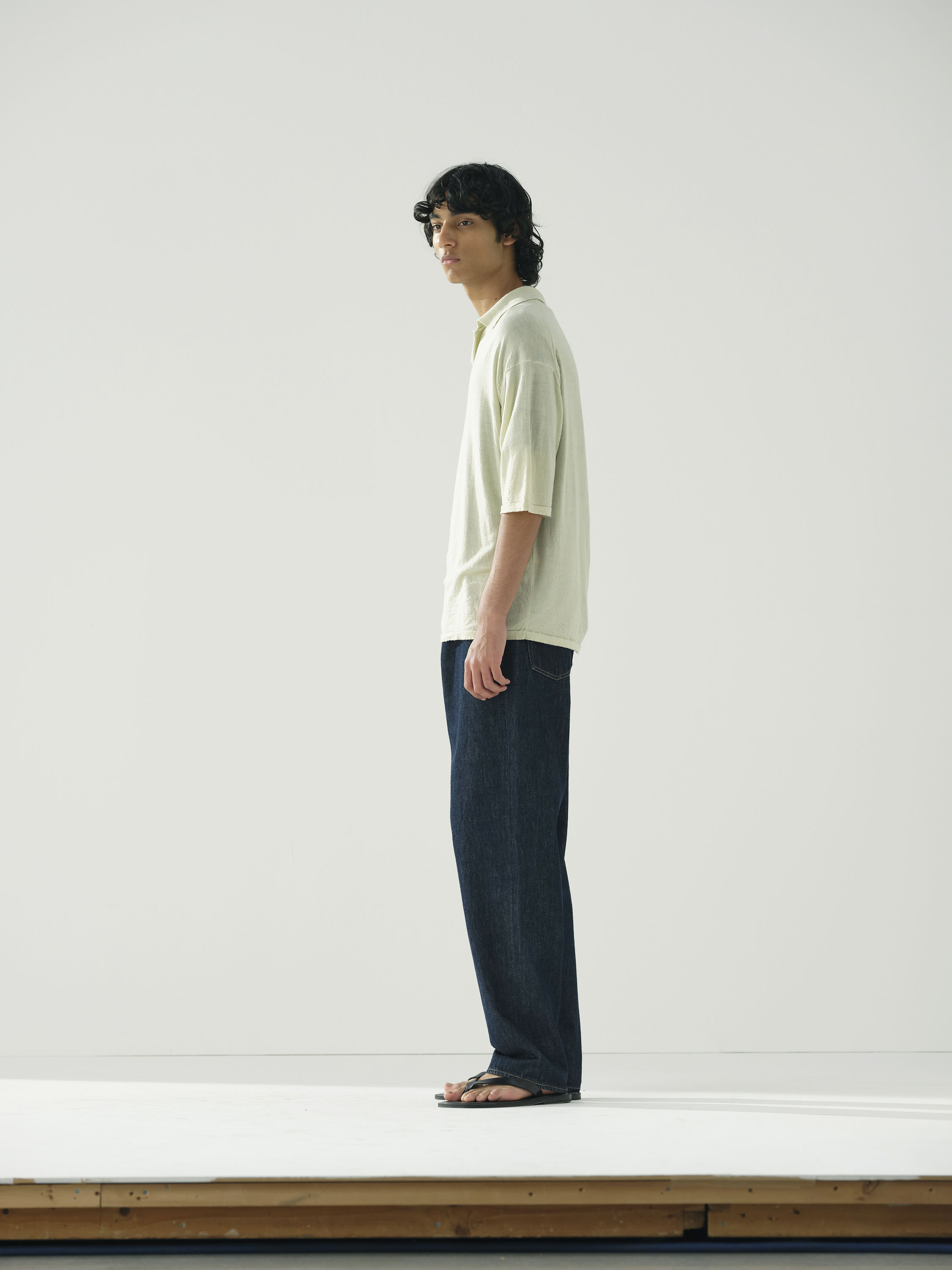 HARD TWIST DENIM WIDE PANTS 詳細画像 INDIGO 3