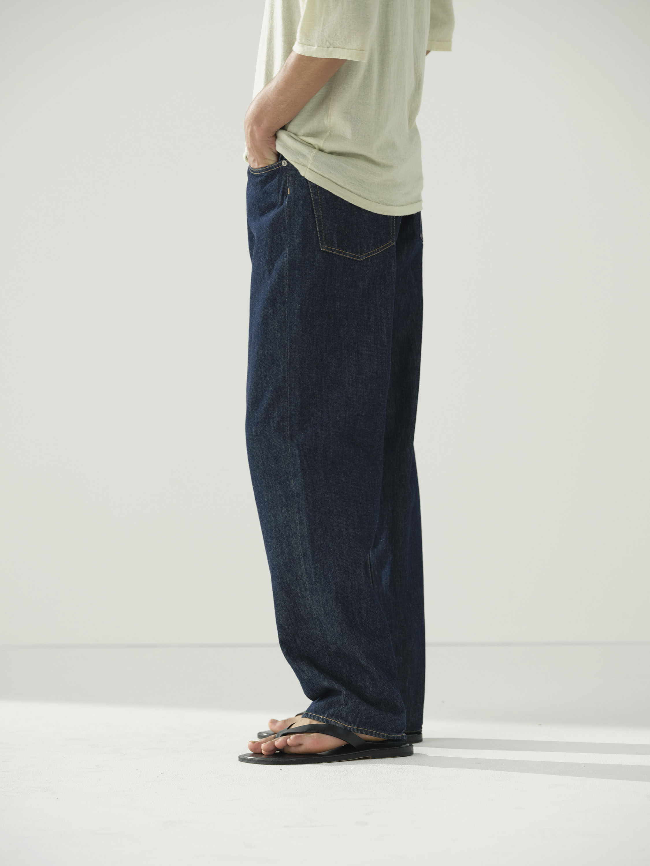 HARD TWIST DENIM WIDE PANTS 詳細画像 INDIGO 4