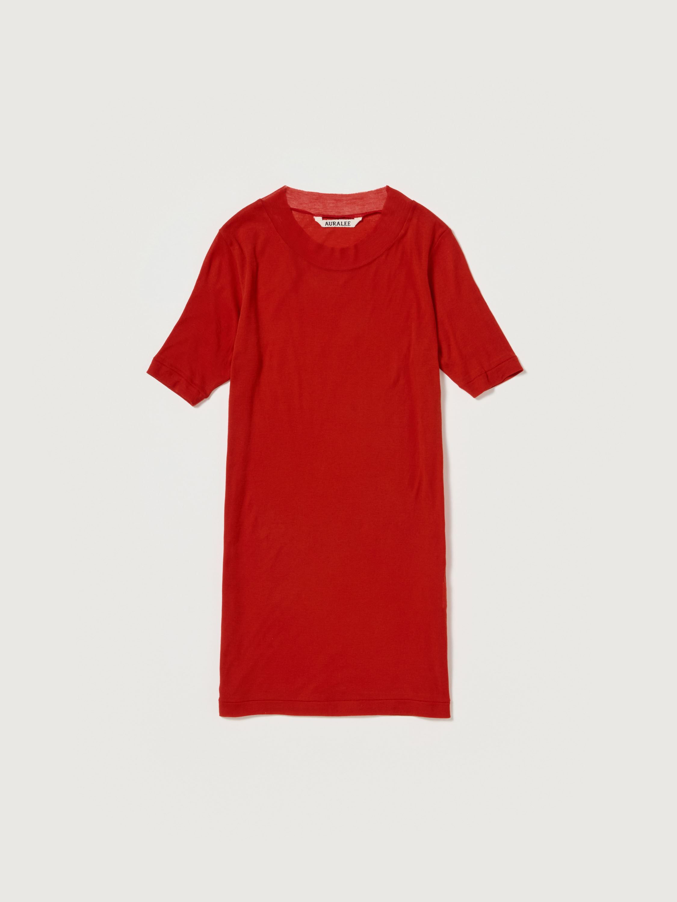 SUPER HIGH GAUGE SHEER RIB TEE 詳細画像 RED 1