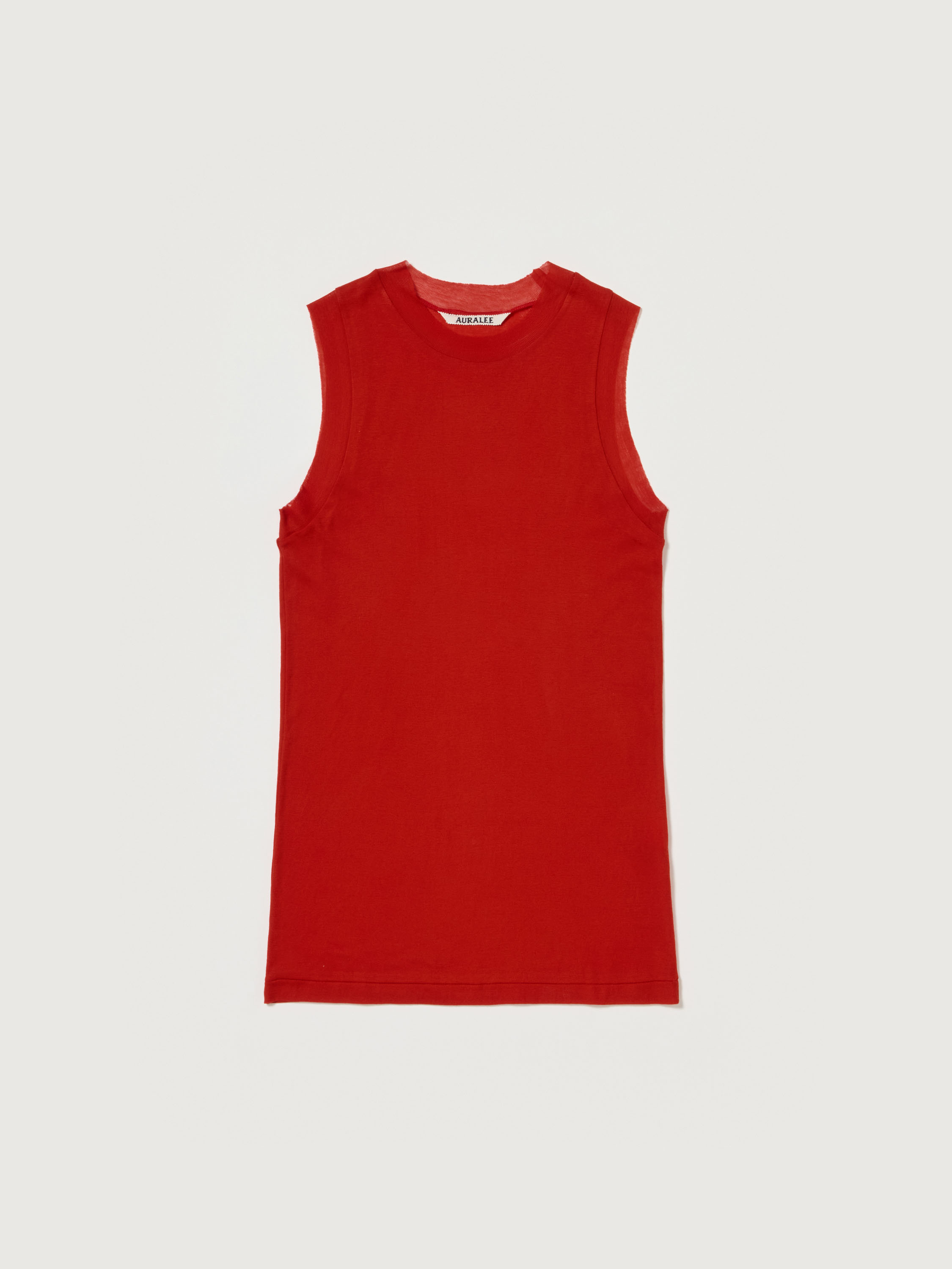 SUPER HIGH GAUGE SHEER RIB TANK TOP 詳細画像 RED 1