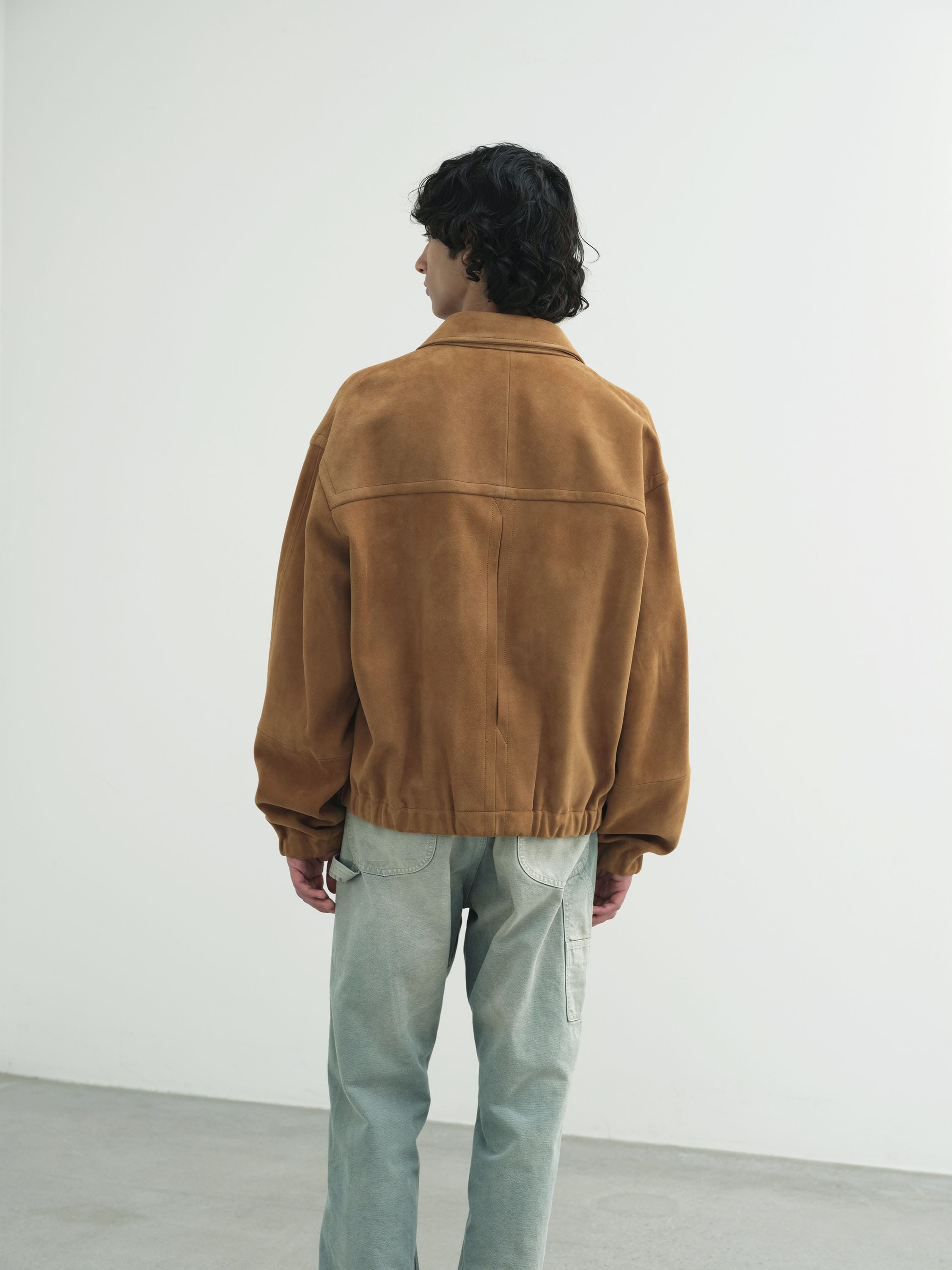 LAMB SUEDE ZIP BLOUSON 詳細画像 CAMEL 4