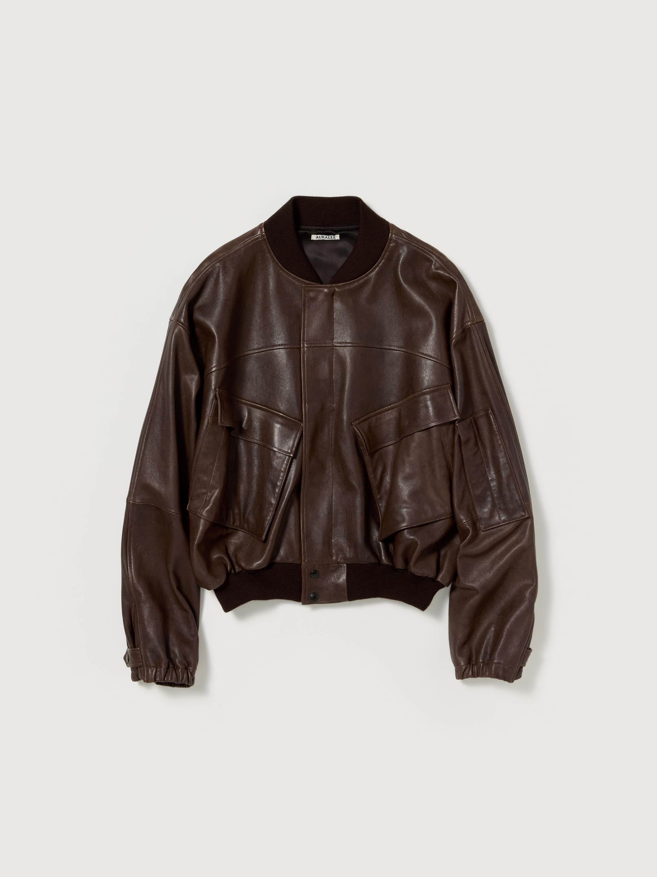 LAMB LEATHER FLIGHT BLOUSON 詳細画像 BROWN 5