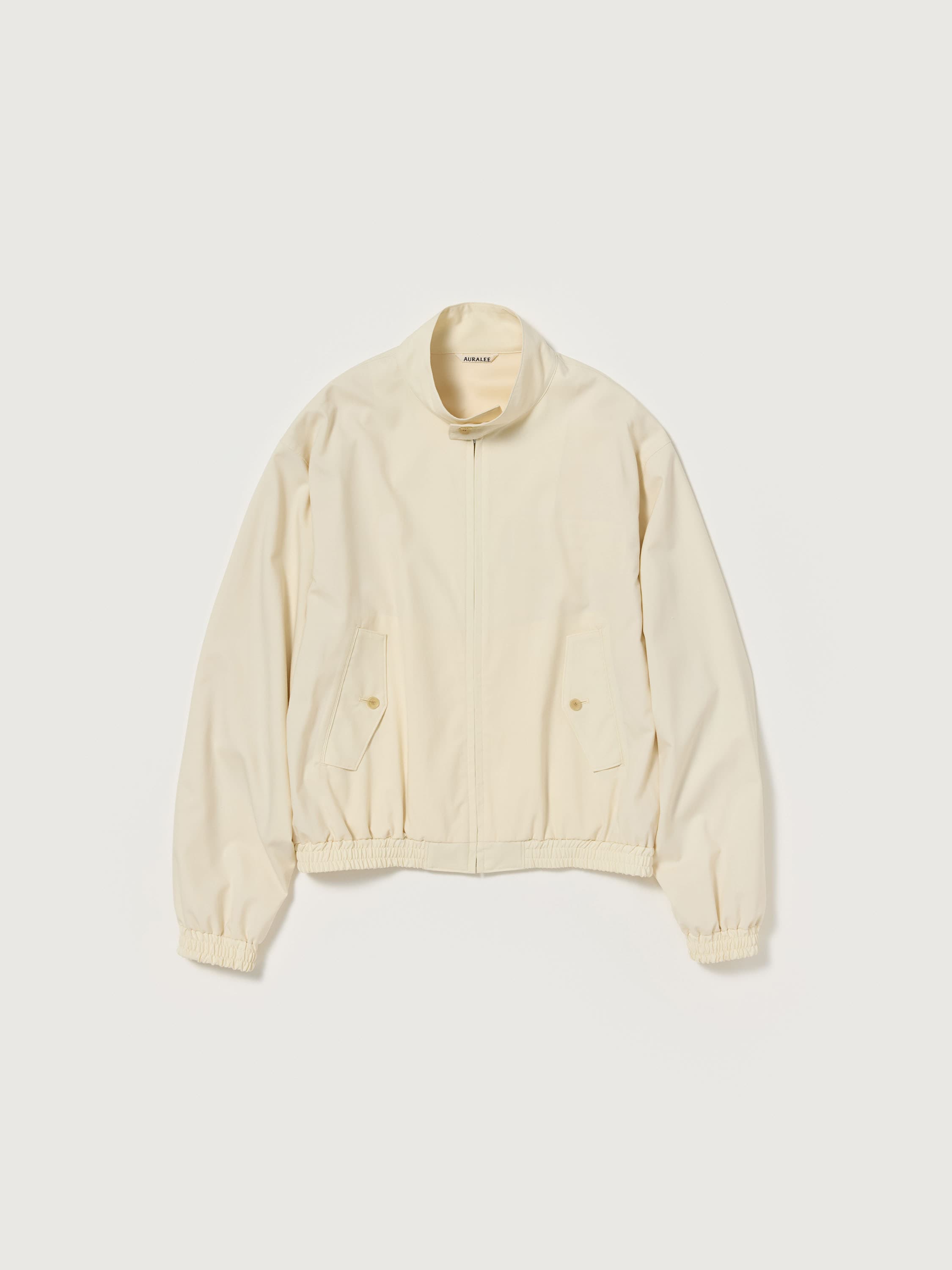 SUPER FINE TROPICAL WOOL ZIP BLOUSON 詳細画像 IVORY 1