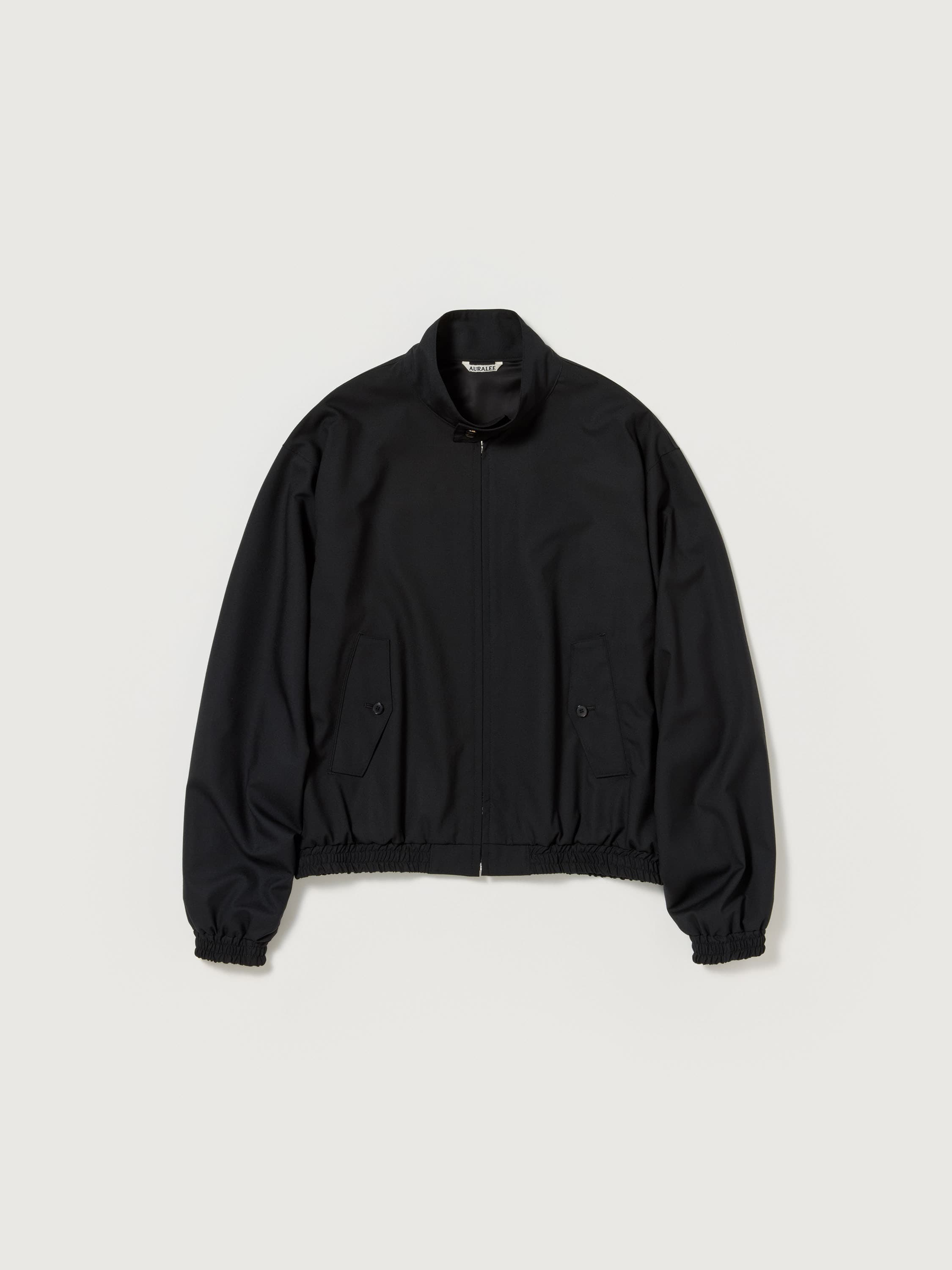 SUPER FINE TROPICAL WOOL ZIP BLOUSON 詳細画像 BLACK 6