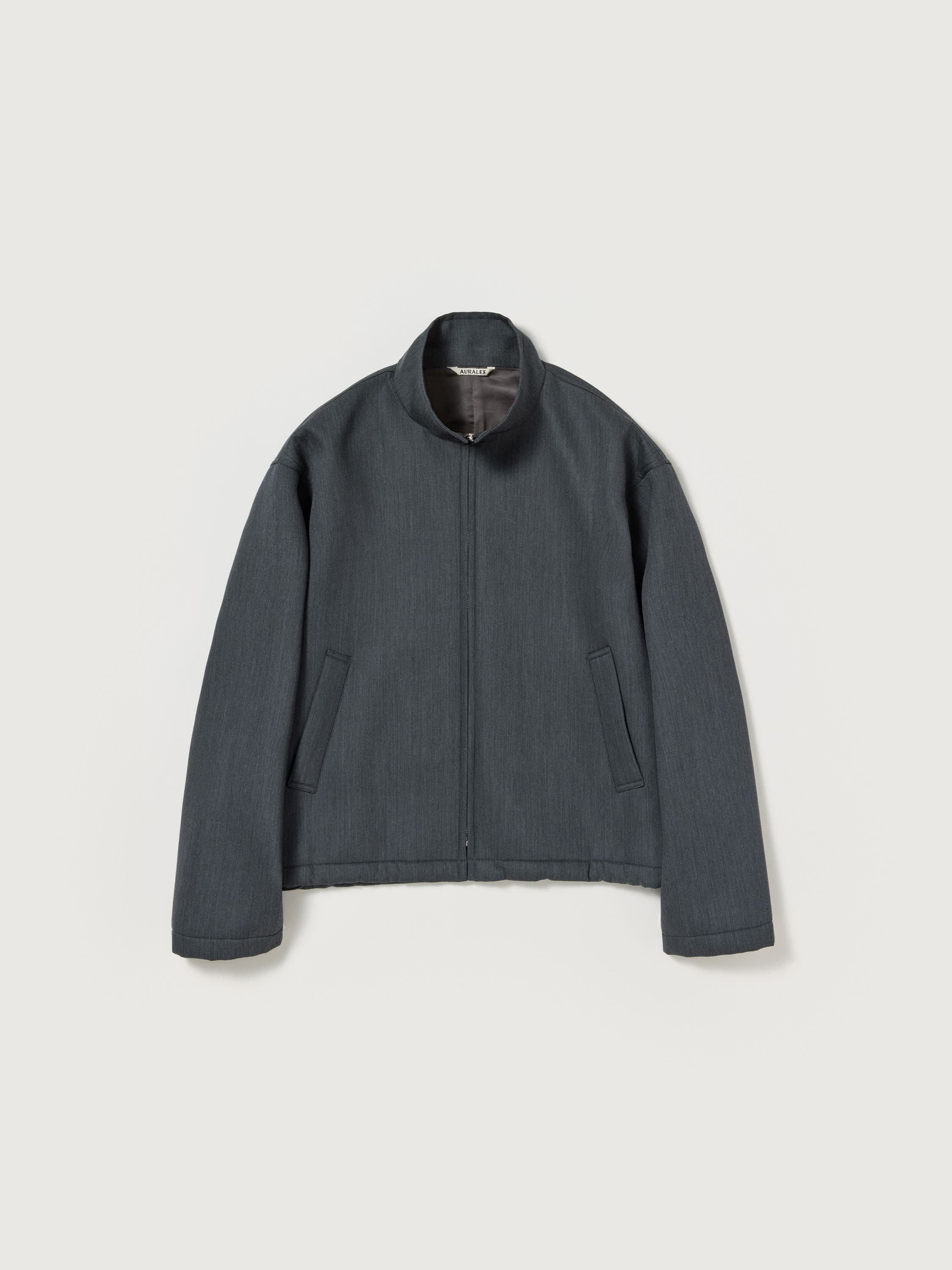 SPONGE WOOL TWILL ZIP BLOUSON 詳細画像 TOP CHARCOAL 5