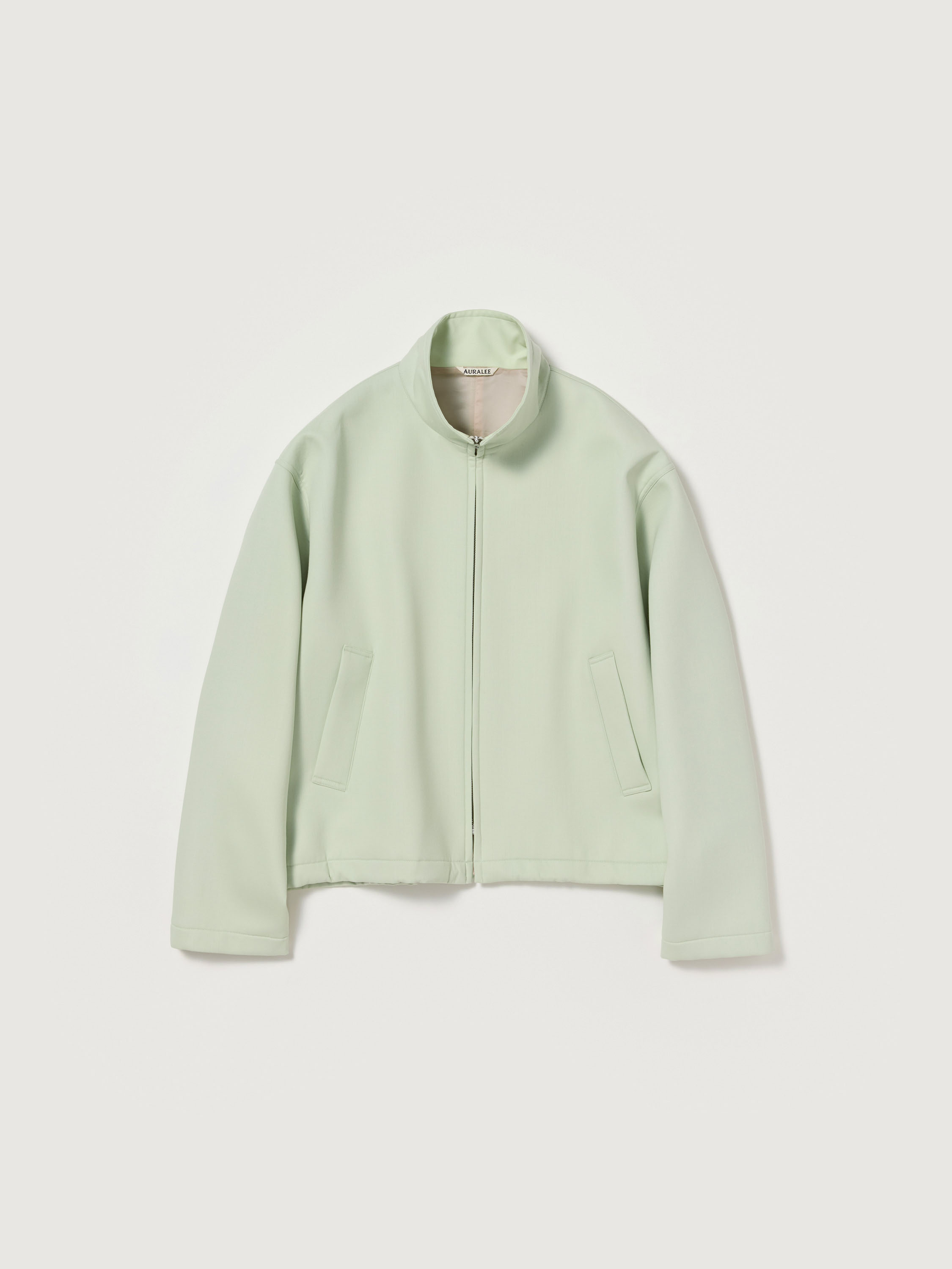 SPONGE WOOL TWILL ZIP BLOUSON 詳細画像 PALE GREEN 1