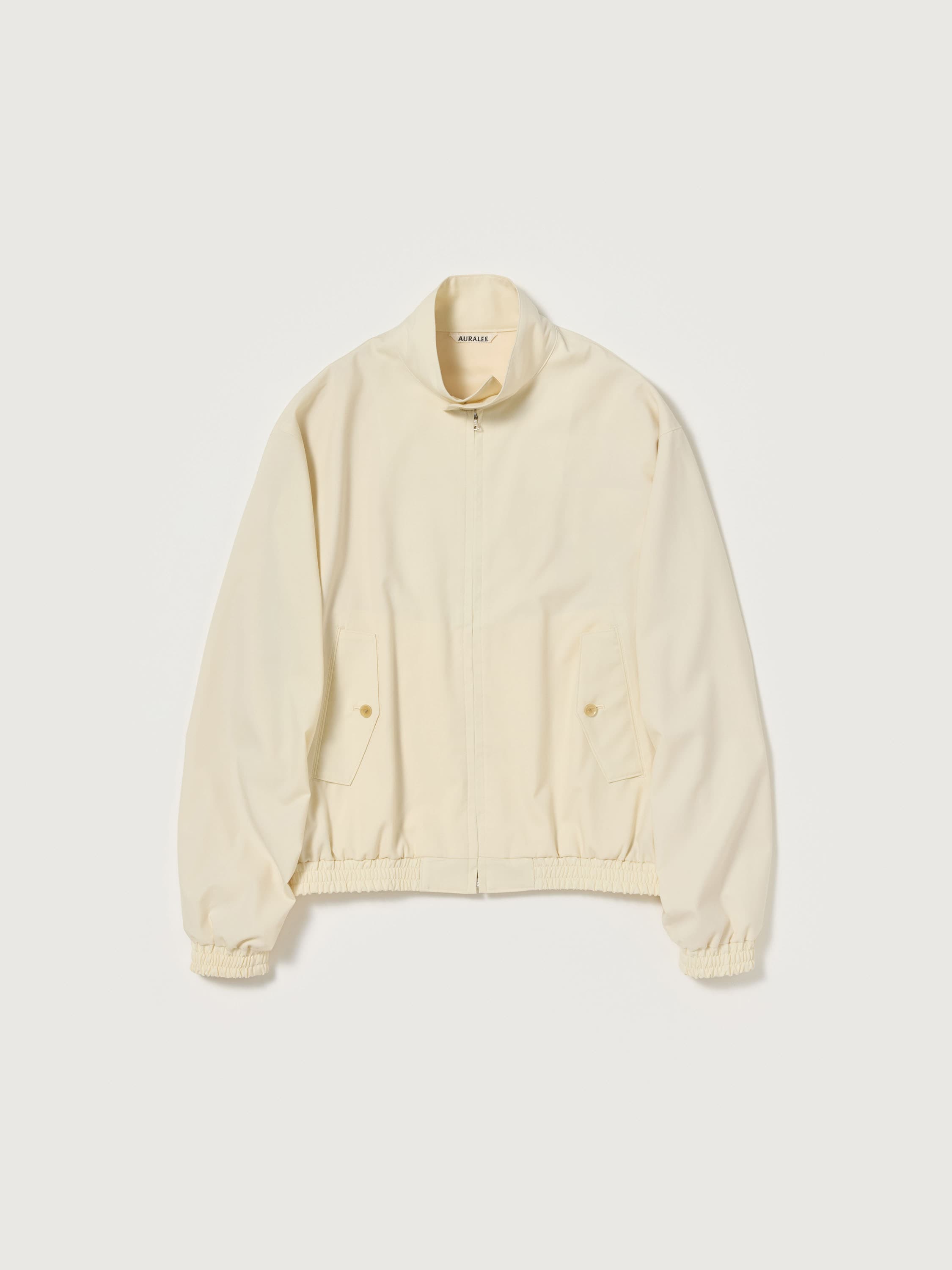 SUPER FINE TROPICAL WOOL ZIP BLOUSON 詳細画像 IVORY 5