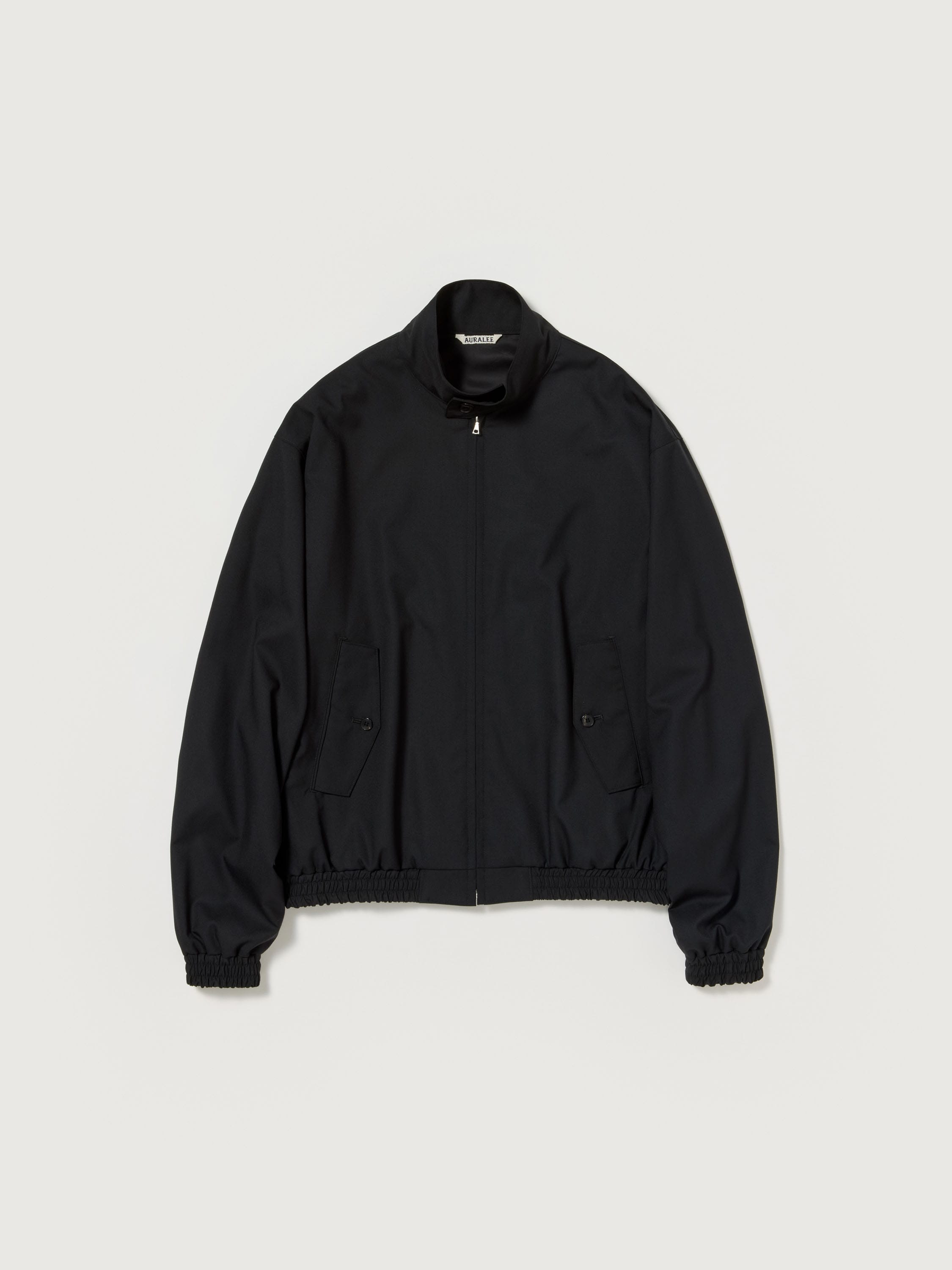 SUPER FINE TROPICAL WOOL ZIP BLOUSON 詳細画像 BLACK 1