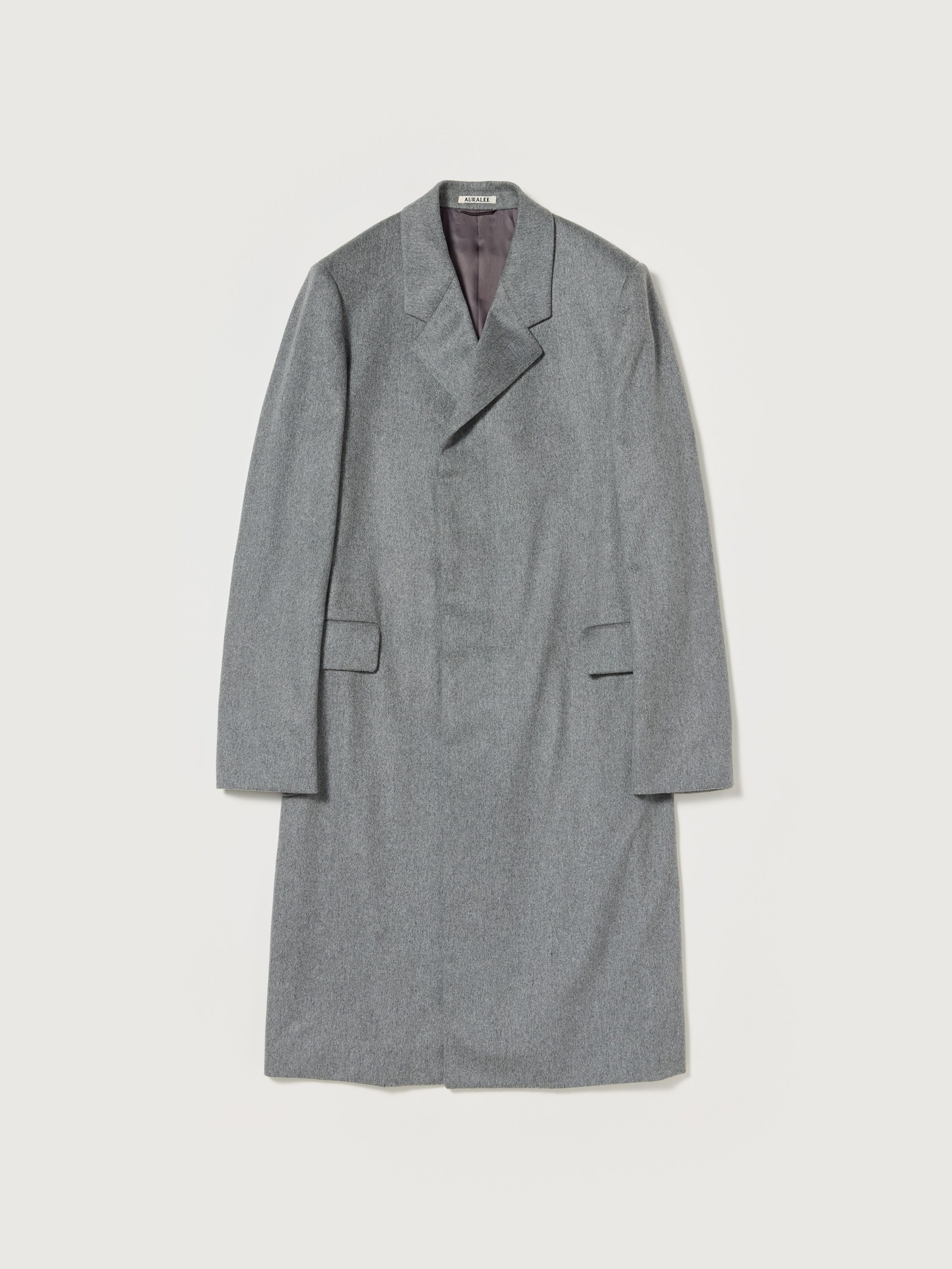 CASHMERE MOLESKIN CHESTERFIELD COAT 詳細画像 TOP GRAY 6