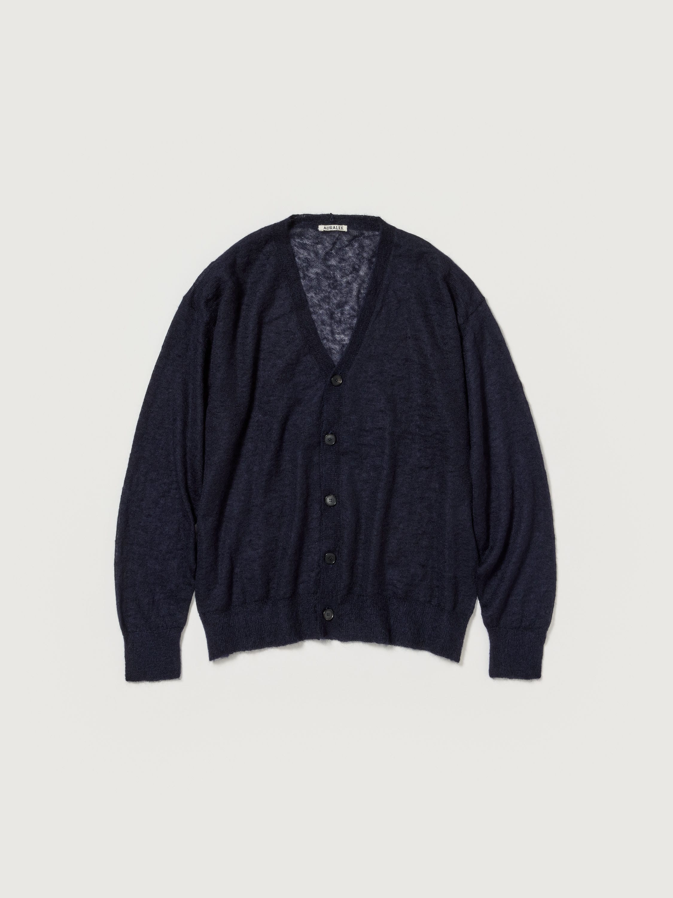 KID MOHAIR SHEER KNIT CARDIGAN 詳細画像 NAVY 4