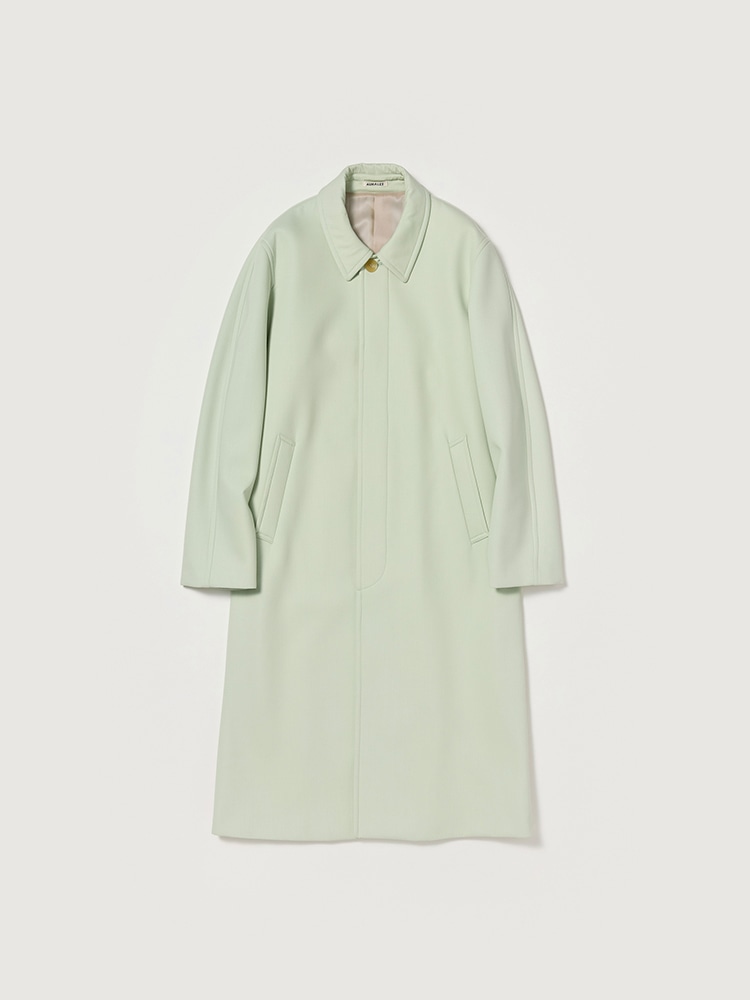 SPONGE WOOL TWILL SOUTEIN COLLAR COAT