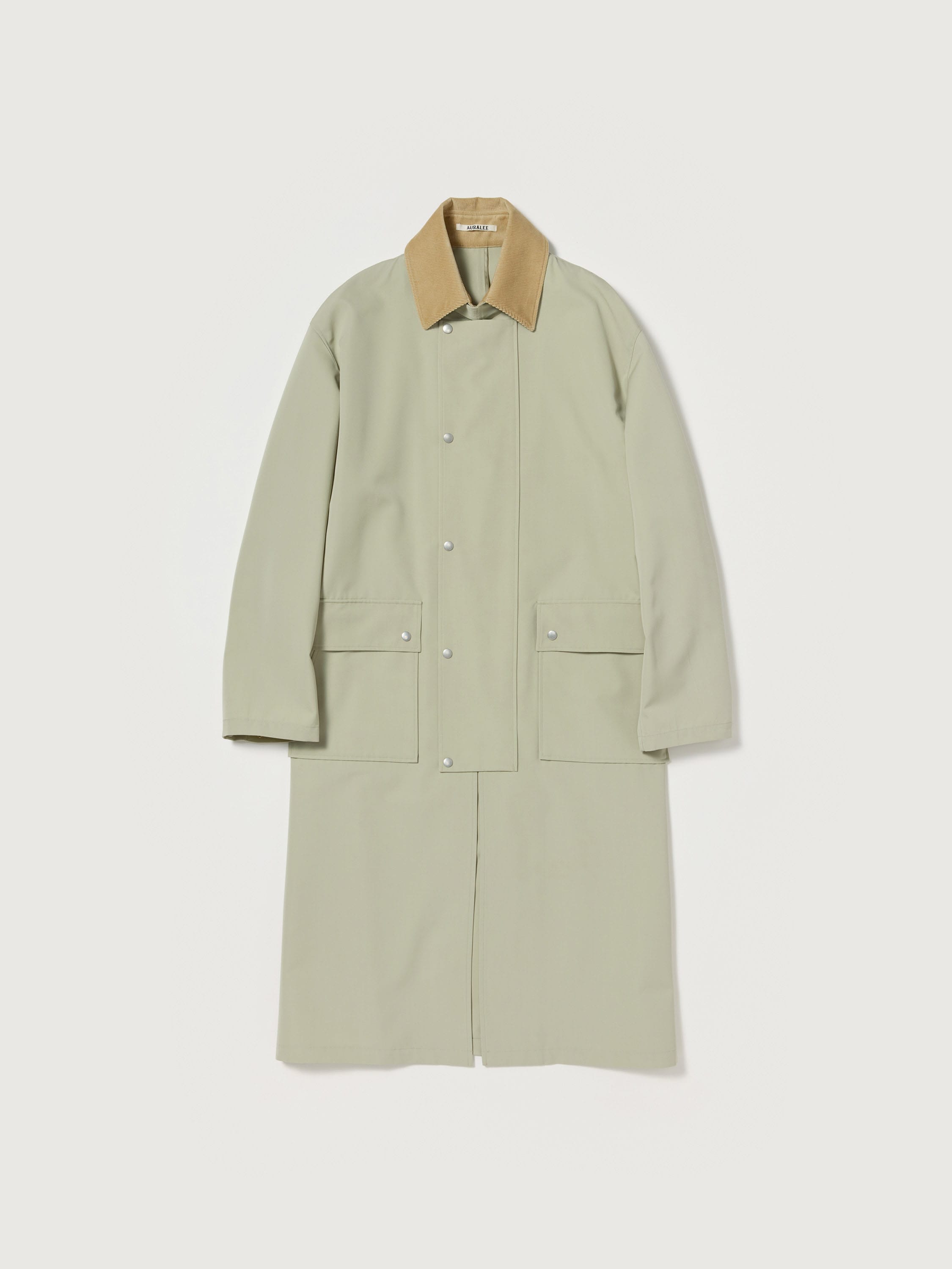 WOOL MAX CANVAS RIDING COAT 詳細画像 PALE OLIVE 1