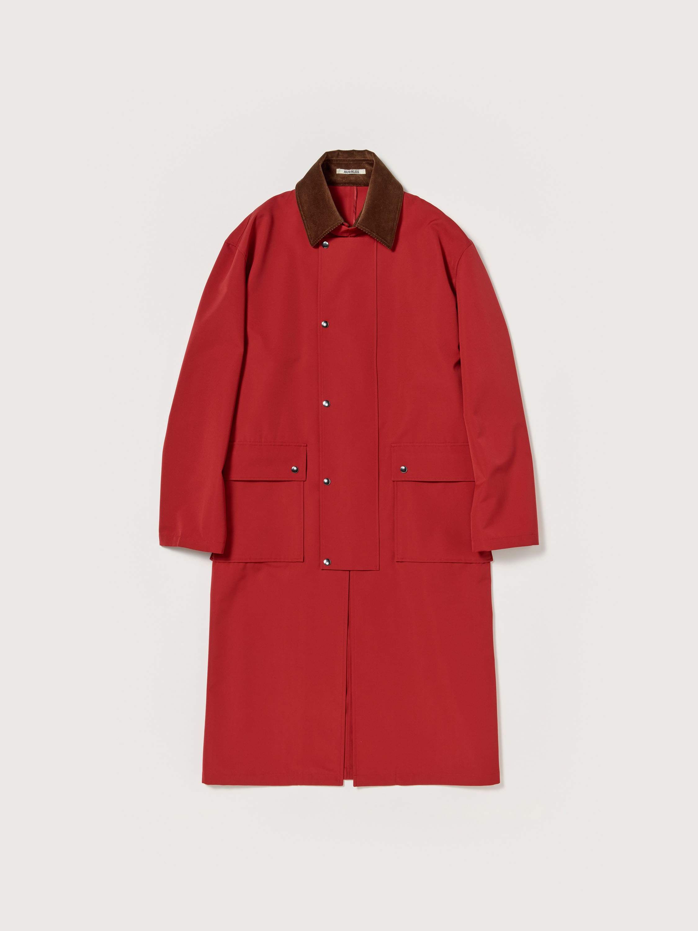 WOOL MAX CANVAS RIDING COAT 詳細画像 RED 1