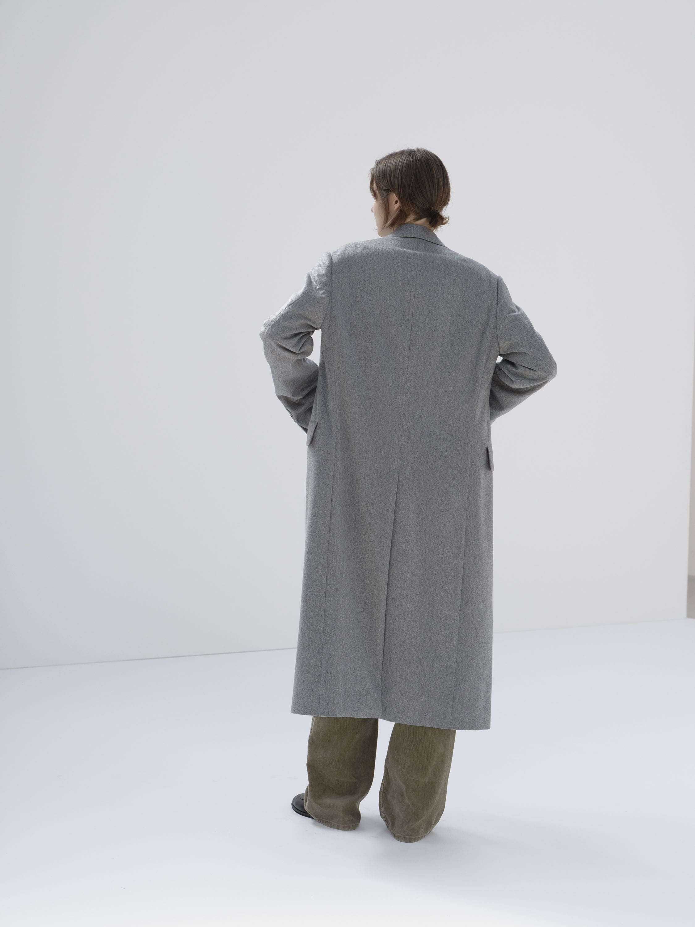 CASHMERE MOLESKIN CHESTERFIELD COAT 詳細画像 TOP GRAY 5