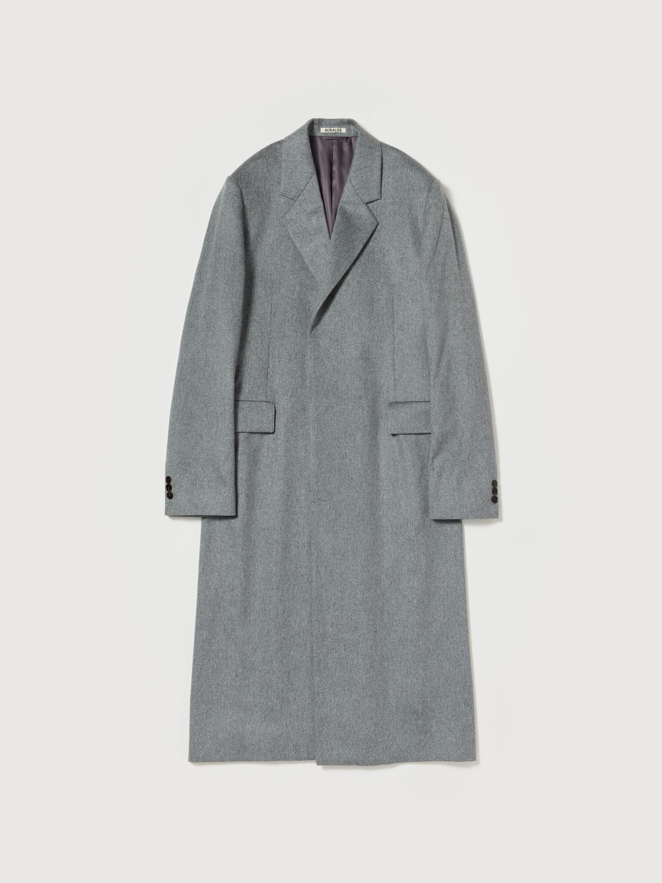 CASHMERE MOLESKIN CHESTERFIELD COAT 詳細画像 TOP GRAY 6