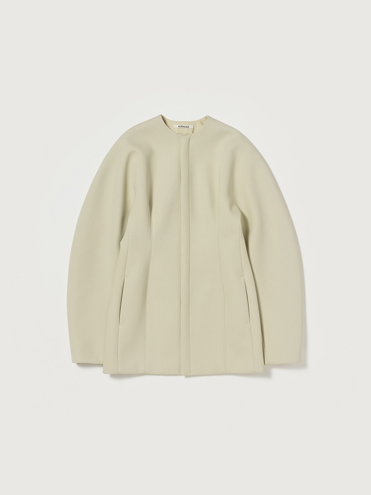 SPONGE WOOL TWILL HALF COAT