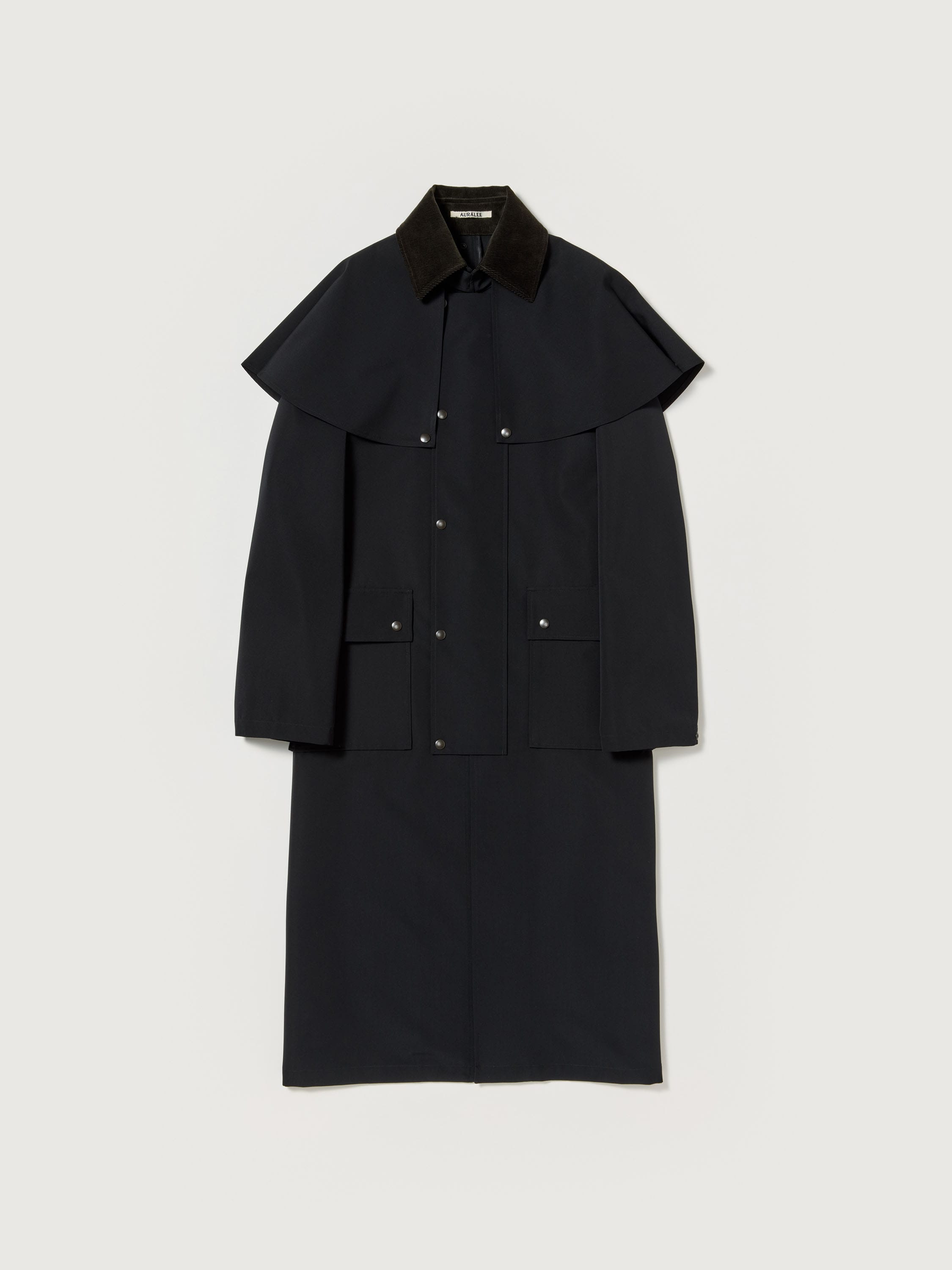 WOOL MAX CANVAS COAT 詳細画像 BLACK 1