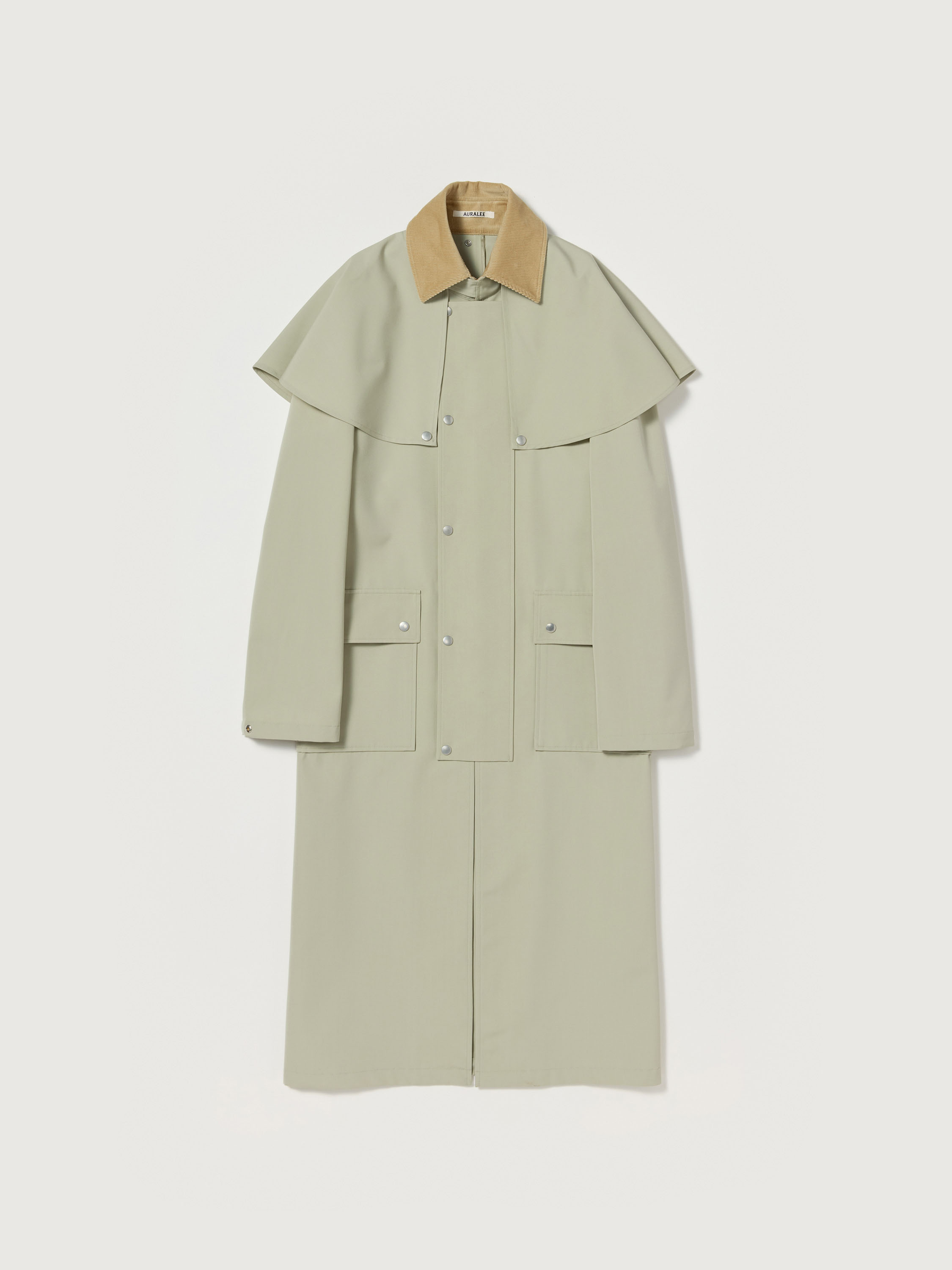 WOOL MAX CANVAS COAT 詳細画像 PALE OLIVE 1