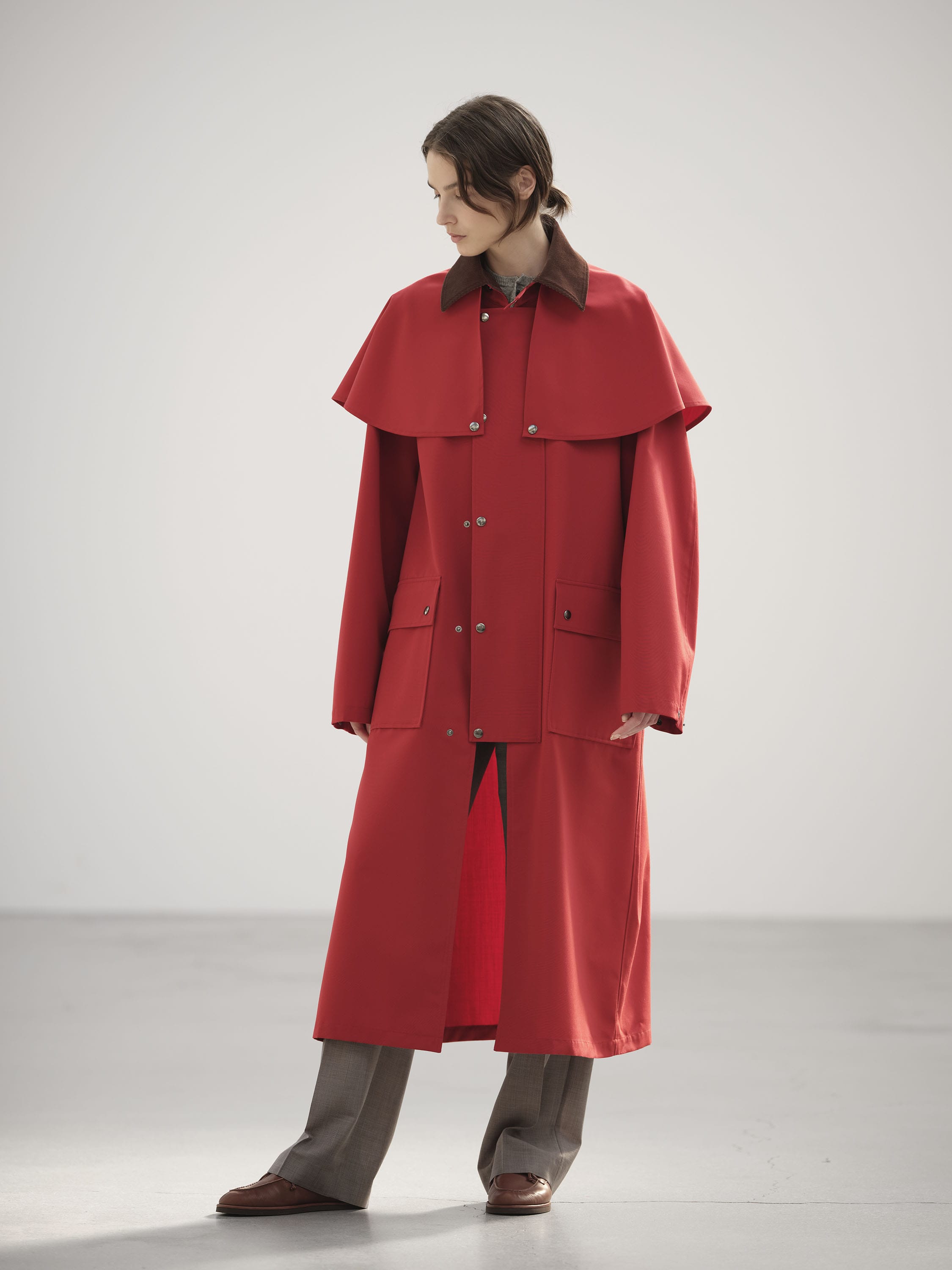 WOOL MAX CANVAS COAT 詳細画像 RED 3