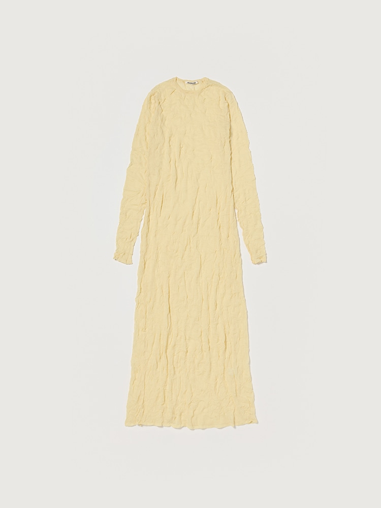 AURALEE／HIGH GAUGE RIB KNIT DRESS AURALEE WOOL RECYCLE POLYESTER HIGH GAUGE RIB KNIT DRESS – Chum!