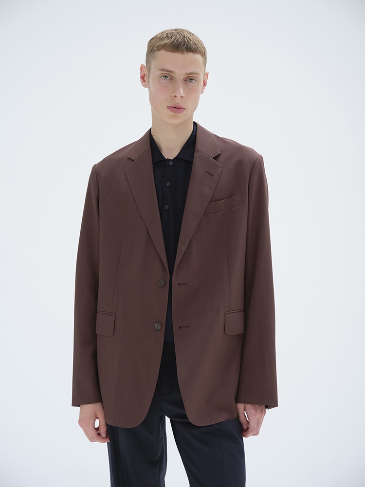 WOOL KID MOHAIR HOP SACK JACKET - AURALEE Official Website