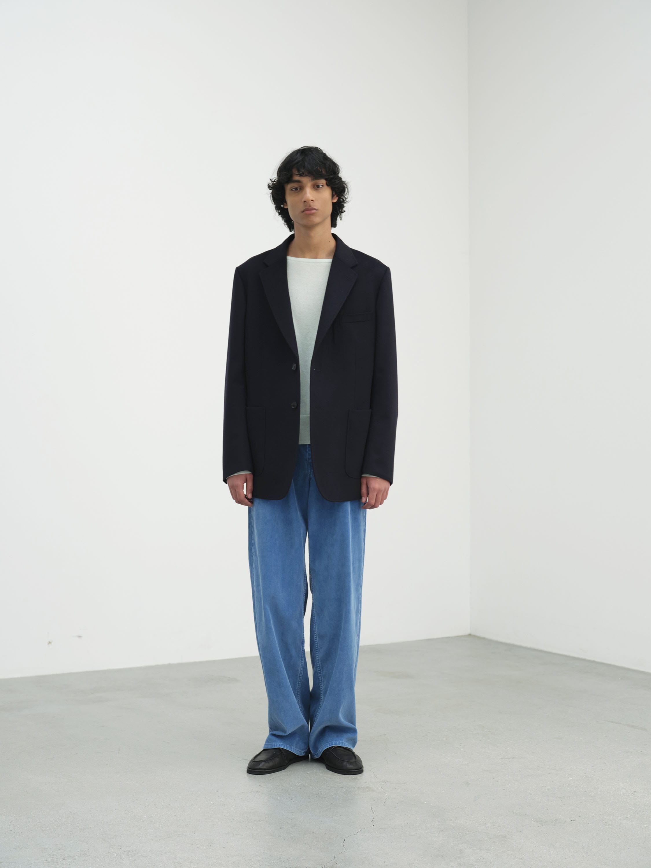 CASHMERE MOLESKIN  JACKET 詳細画像 DARK NAVY 2