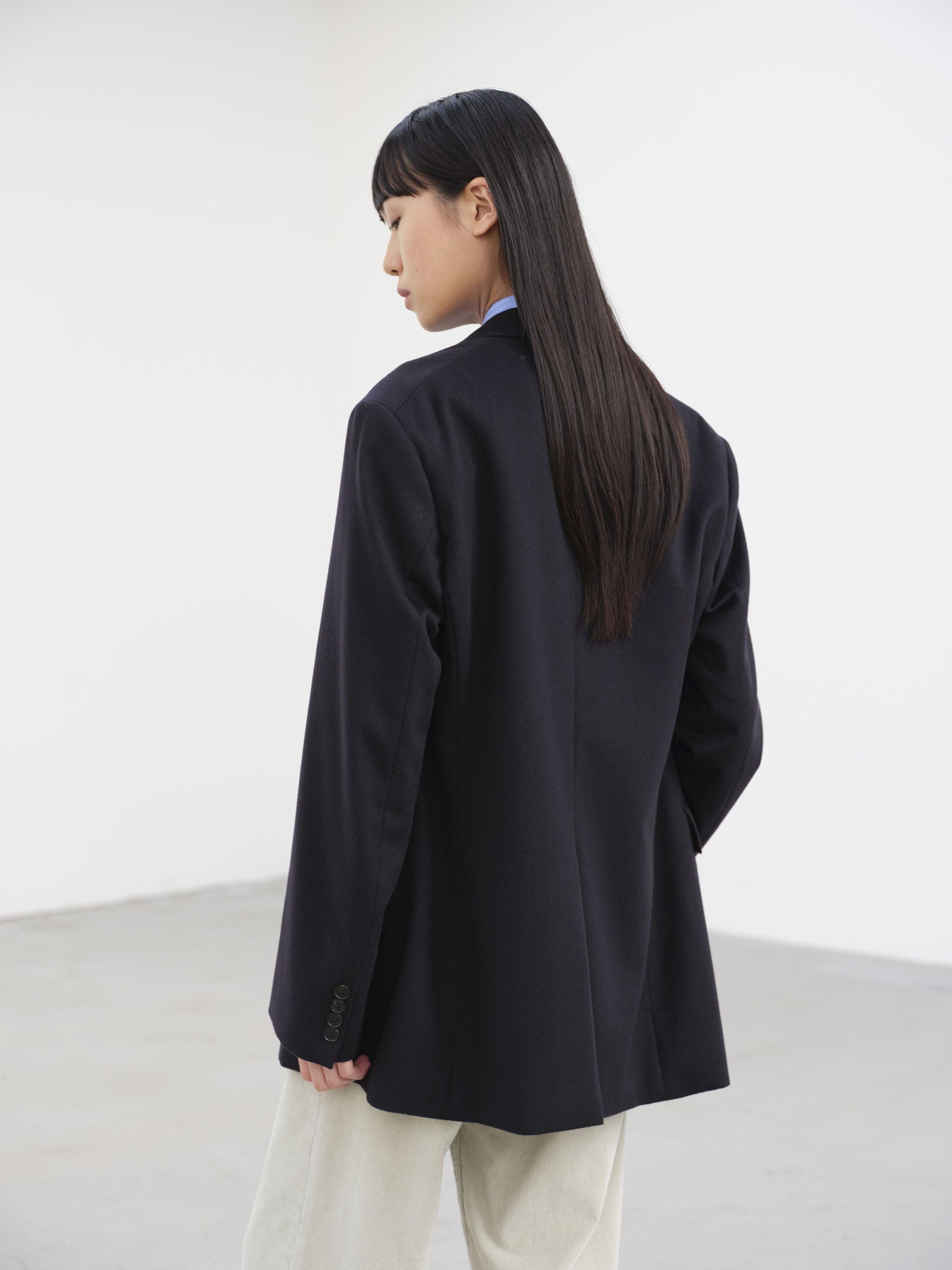 CASHMERE MOLESKIN  JACKET 詳細画像 DARK NAVY 3