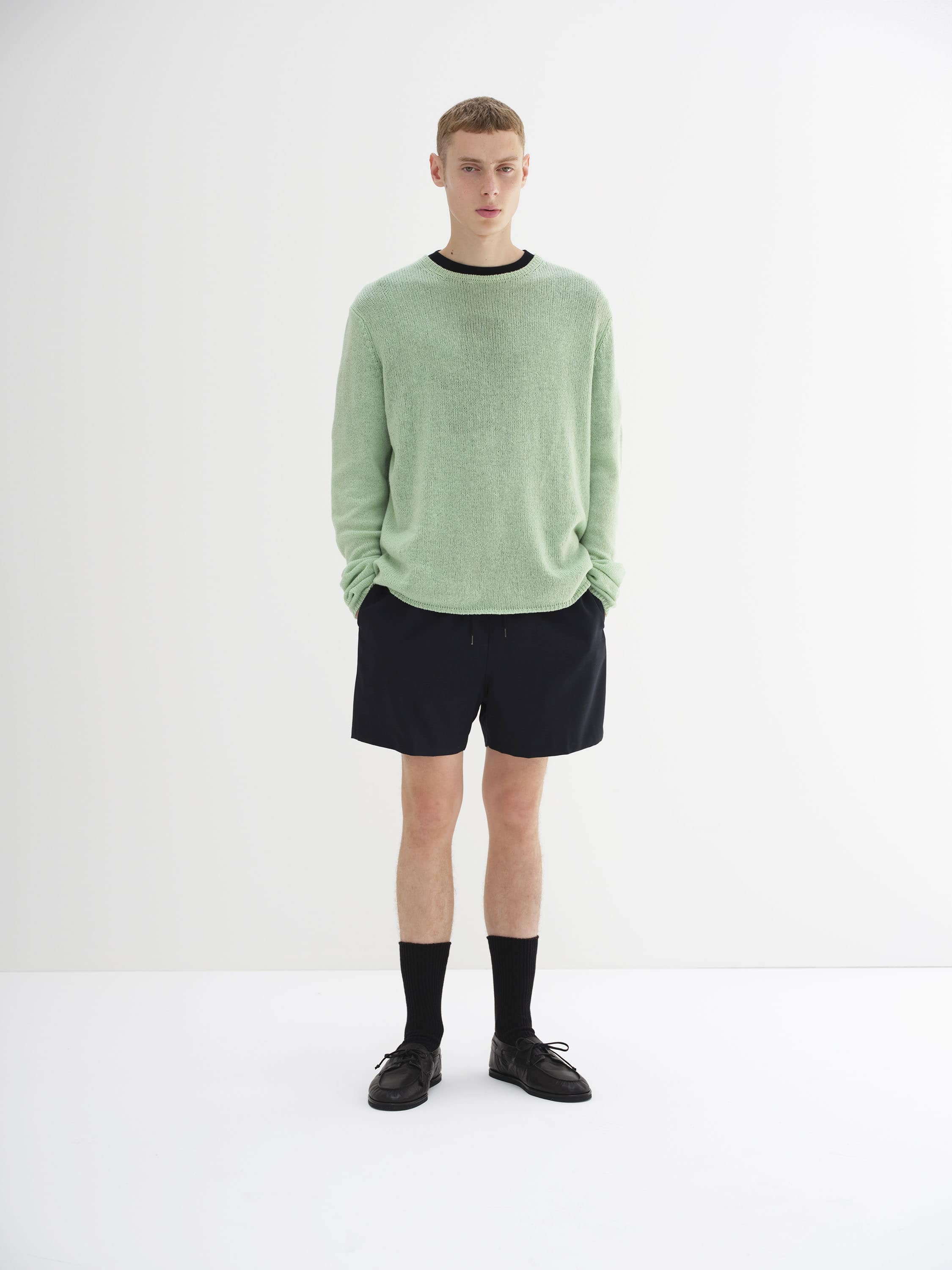 SUMMER CASHMERE KNIT P/O 詳細画像 LIGHT GREEN 1