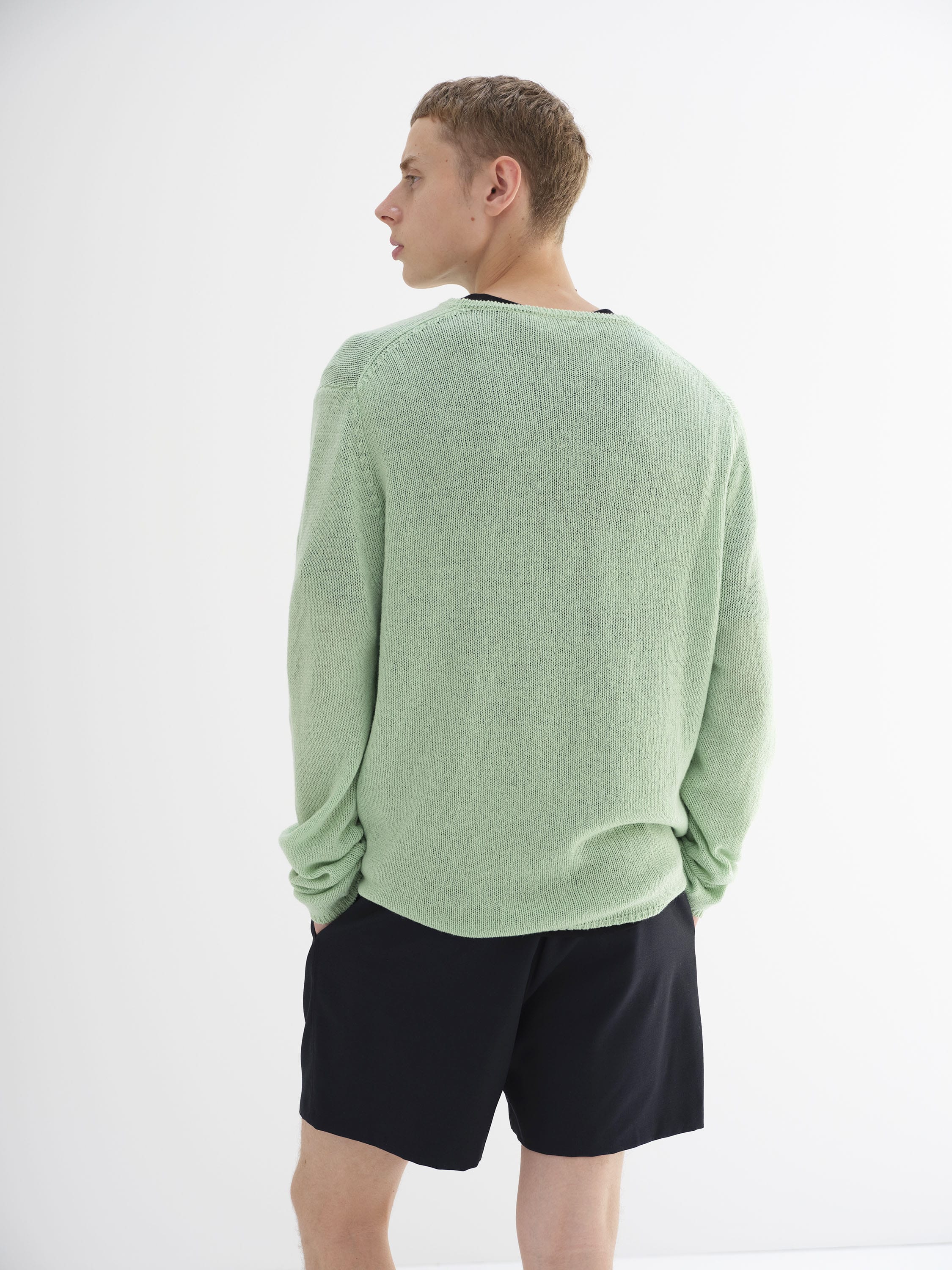 SUMMER CASHMERE KNIT P/O 詳細画像 LIGHT GREEN 3