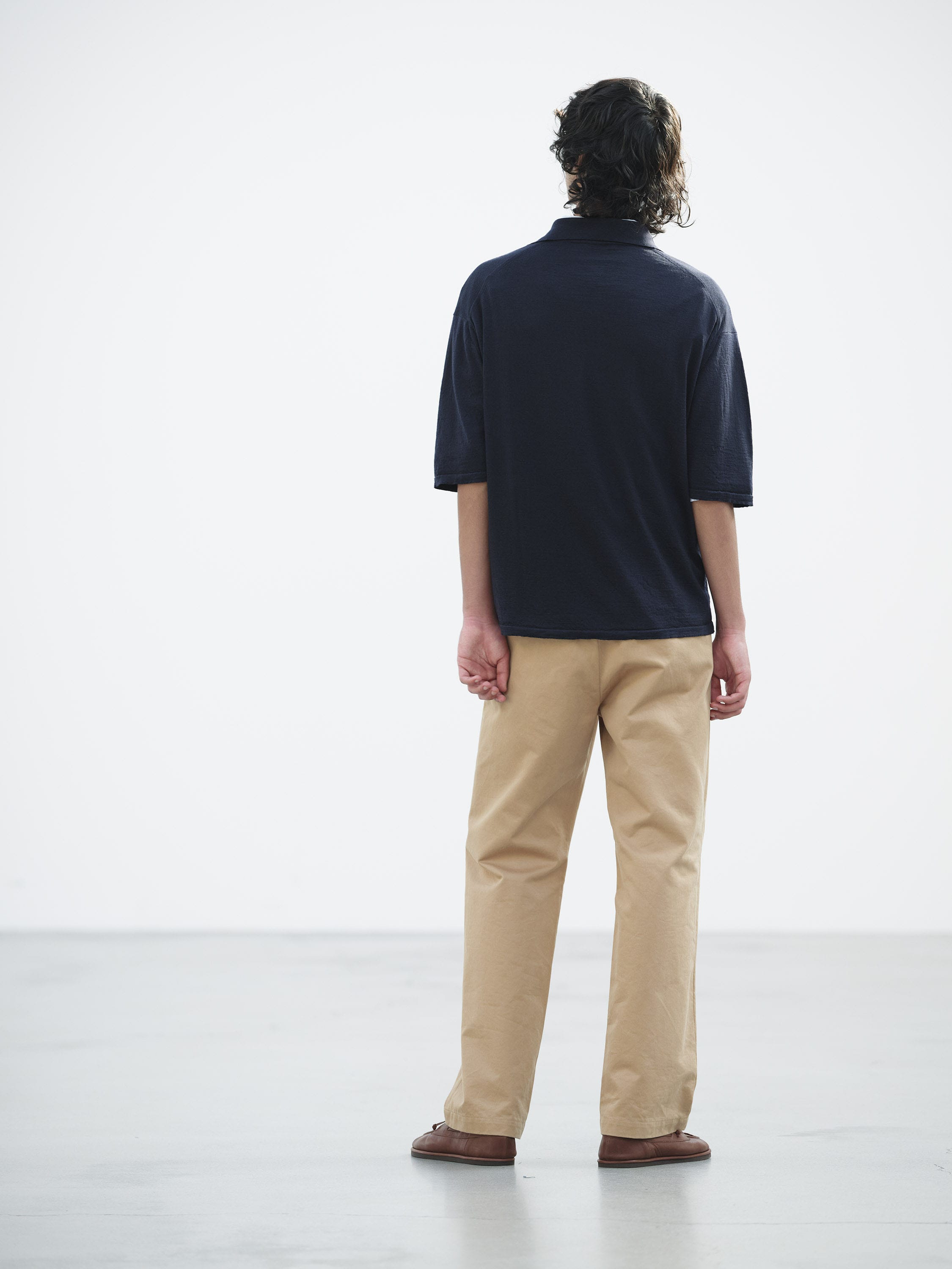 WASHED FINX CHINO BELTED PANTS 詳細画像 CAMEL BROWN 4