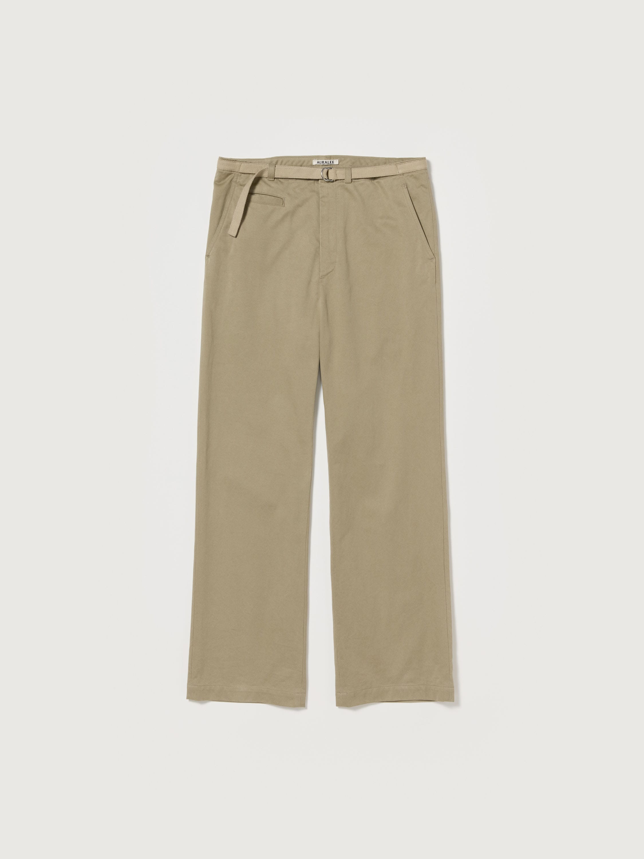 WASHED FINX CHINO BELTED PANTS 詳細画像 LIGHT KHAKI 2