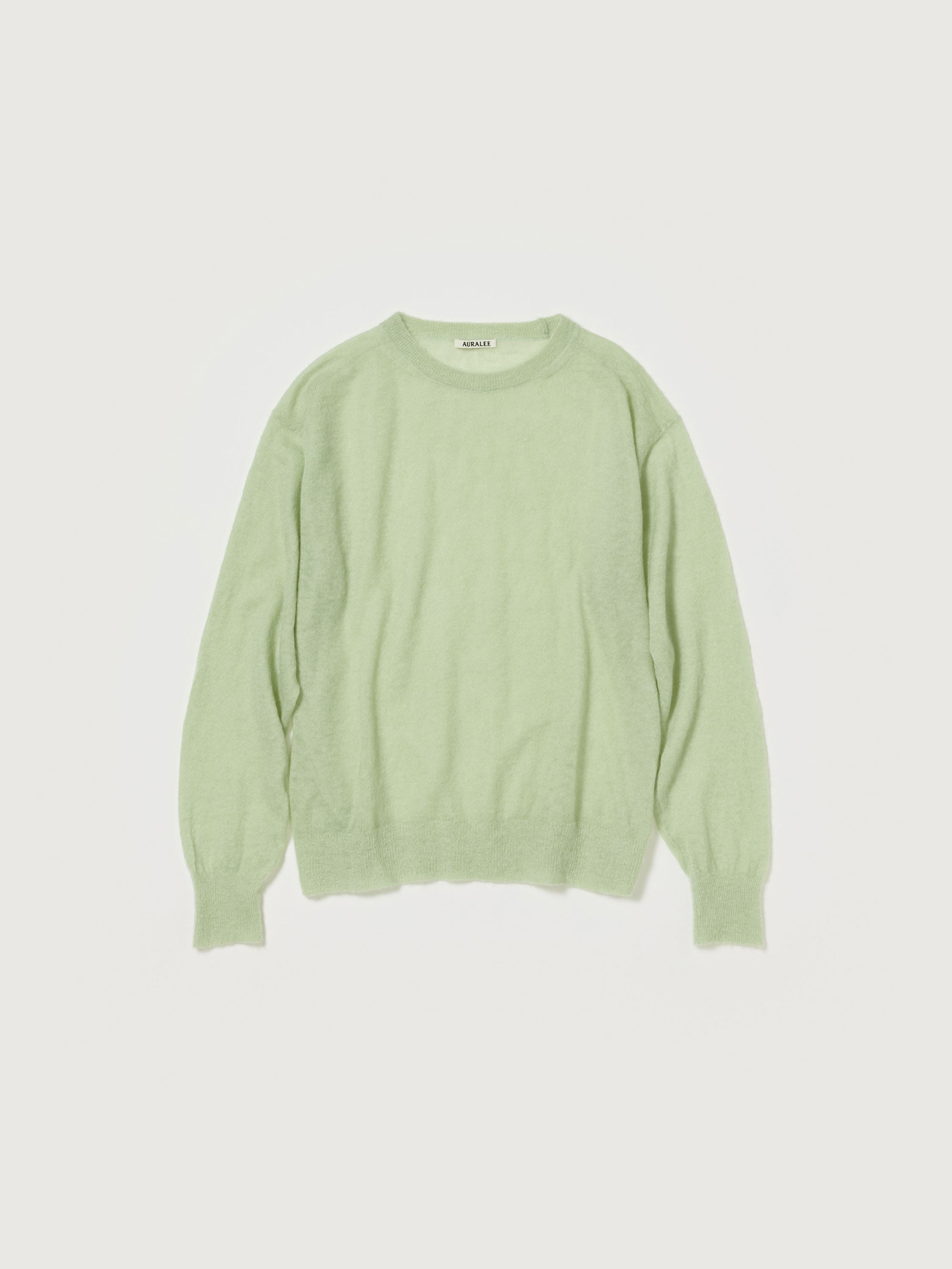 KID MOHAIR SHEER KNIT P/O 詳細画像 PALE GREEN 1