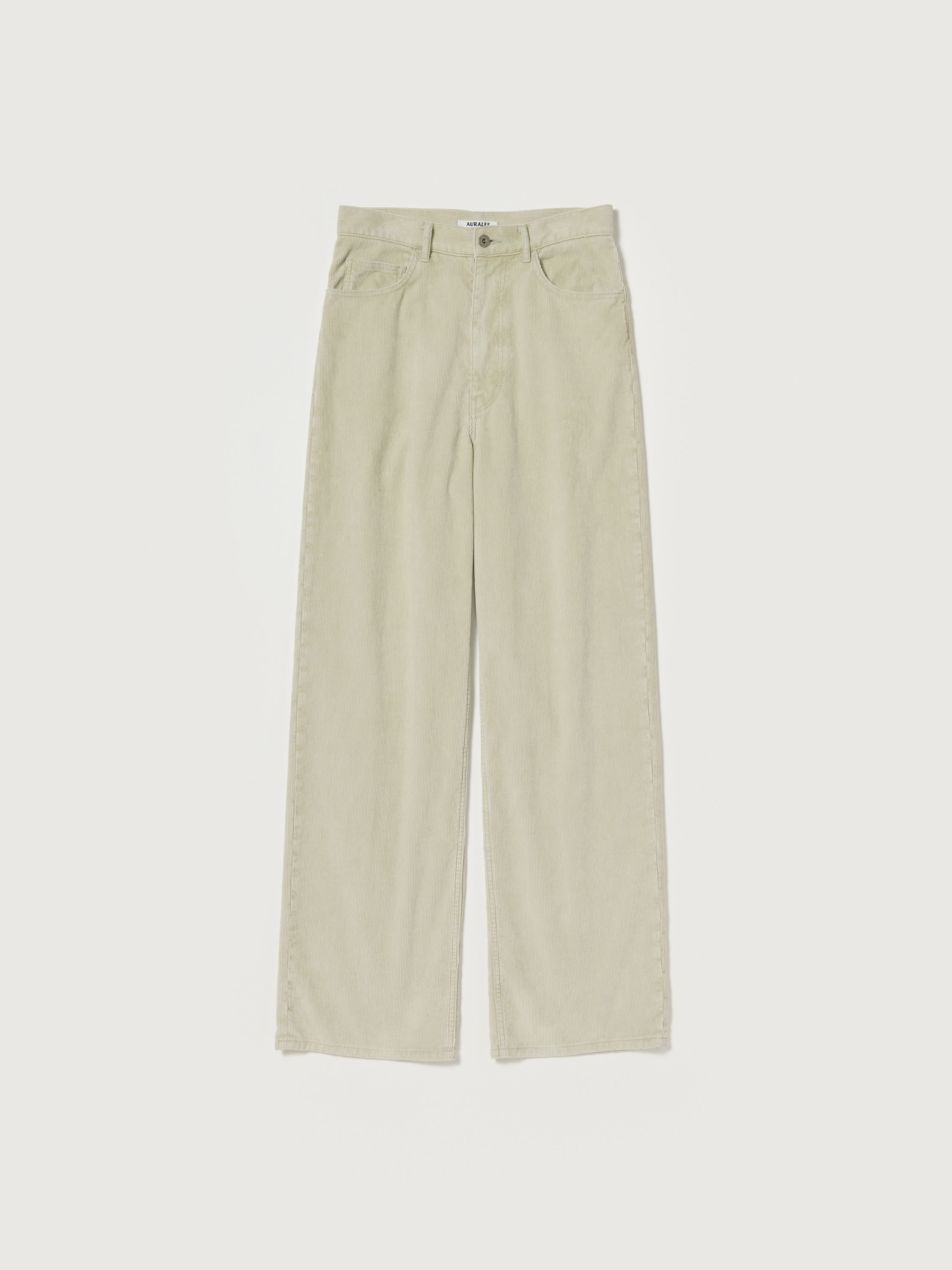 PIGMENT DYE FINX CORDUROY WIDE 5P PANTS 詳細画像 WHITE KHAKI 2