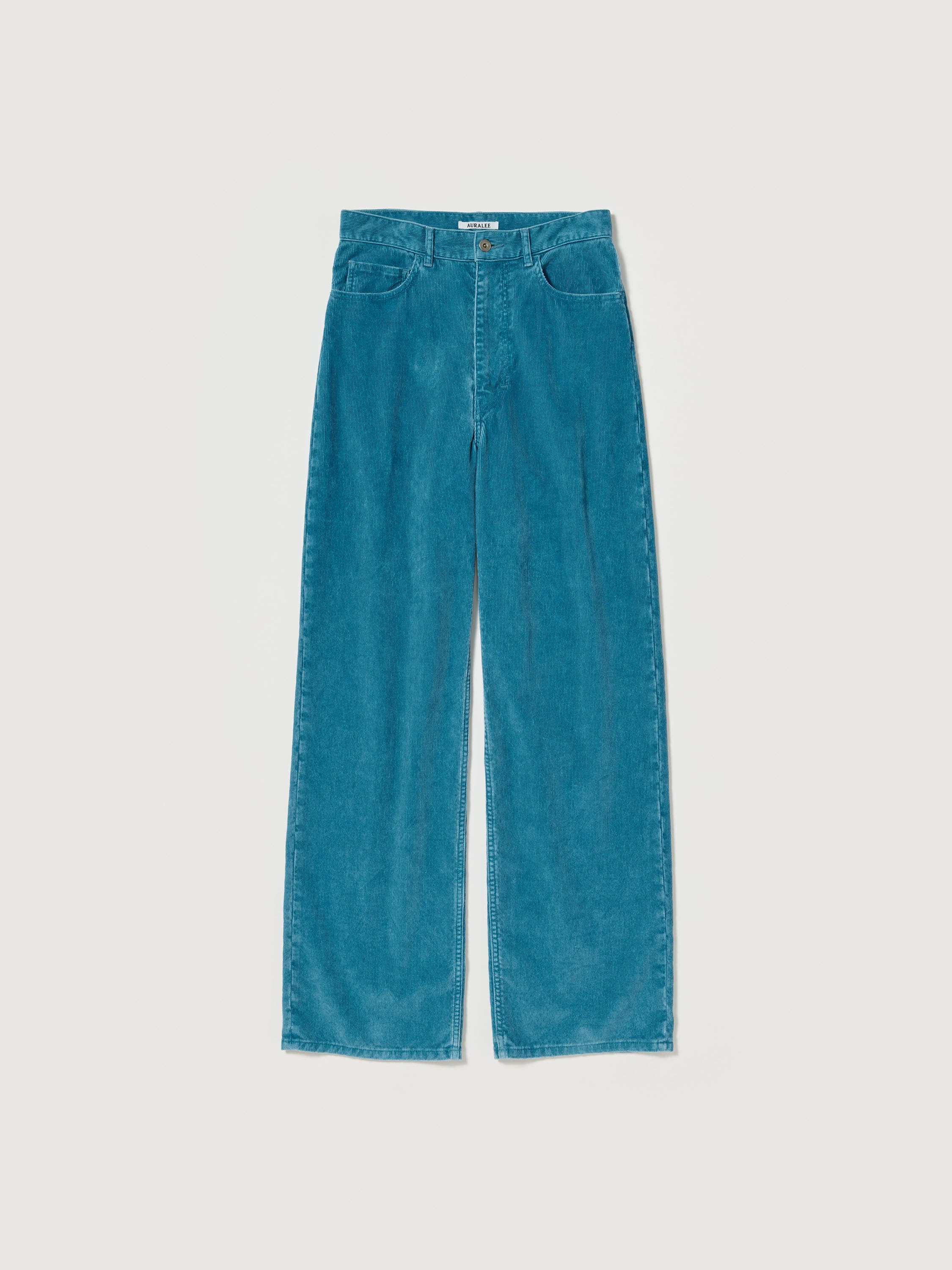 PIGMENT DYE FINX CORDUROY WIDE 5P PANTS 詳細画像 DEEP BLUE 5