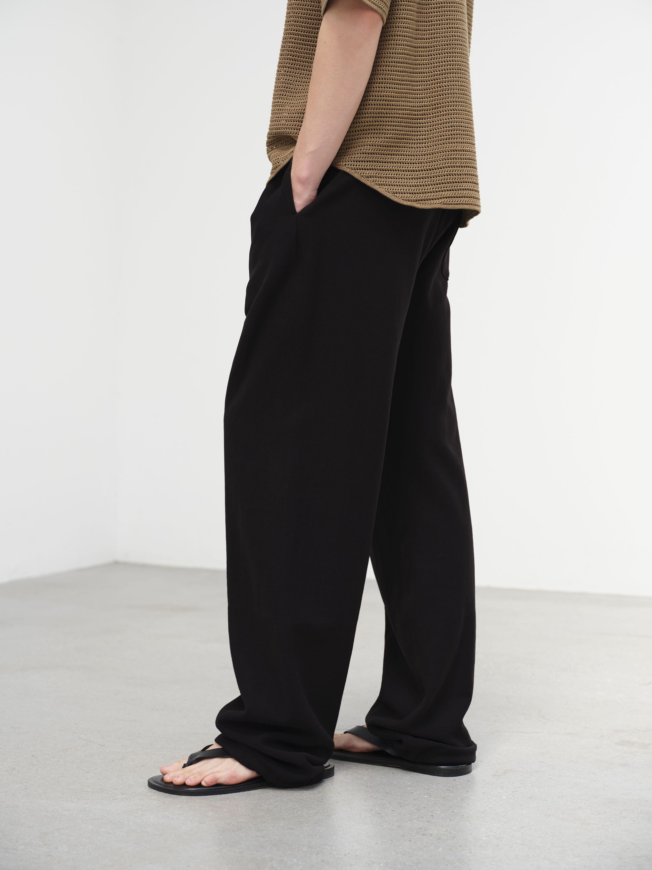 SMOOTH SOFT BD SWEAT PANTS 詳細画像 BLACK 2