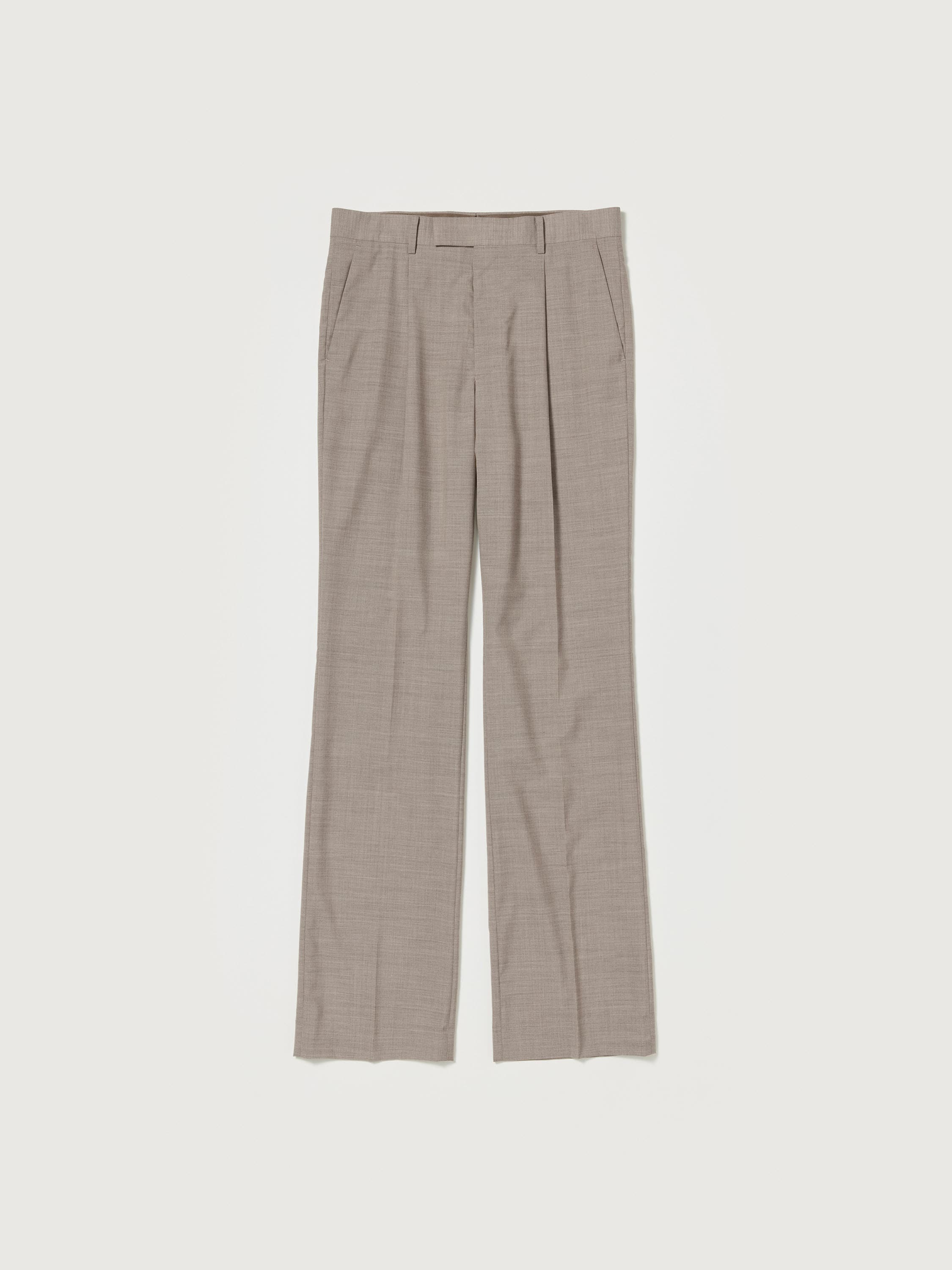 SUPER FINE TROPICAL WOOL SLACKS 詳細画像 TOP LIGHT BROWN 5