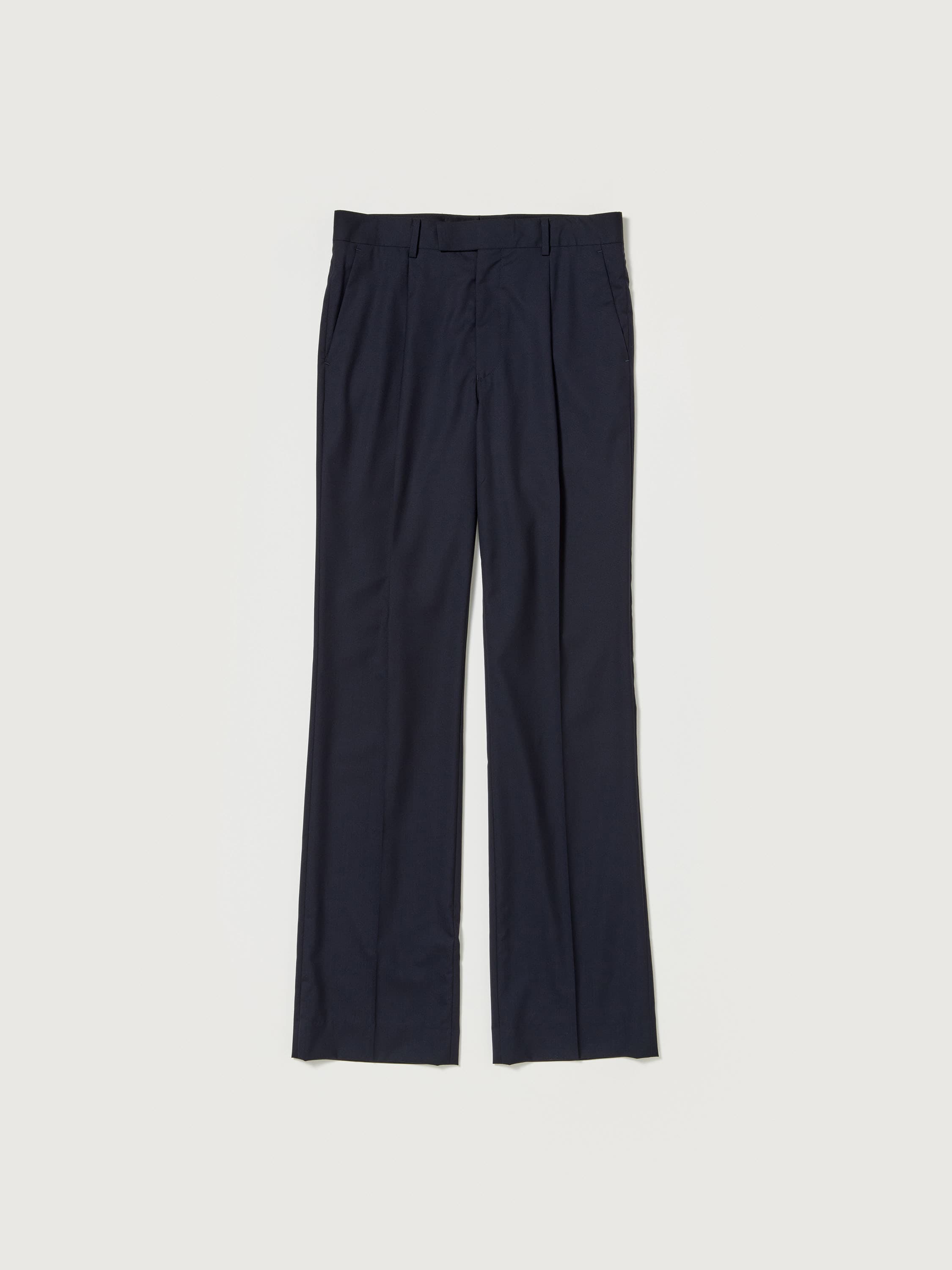 SUPER FINE TROPICAL WOOL SLACKS 詳細画像 TOP DARK NAVY 1