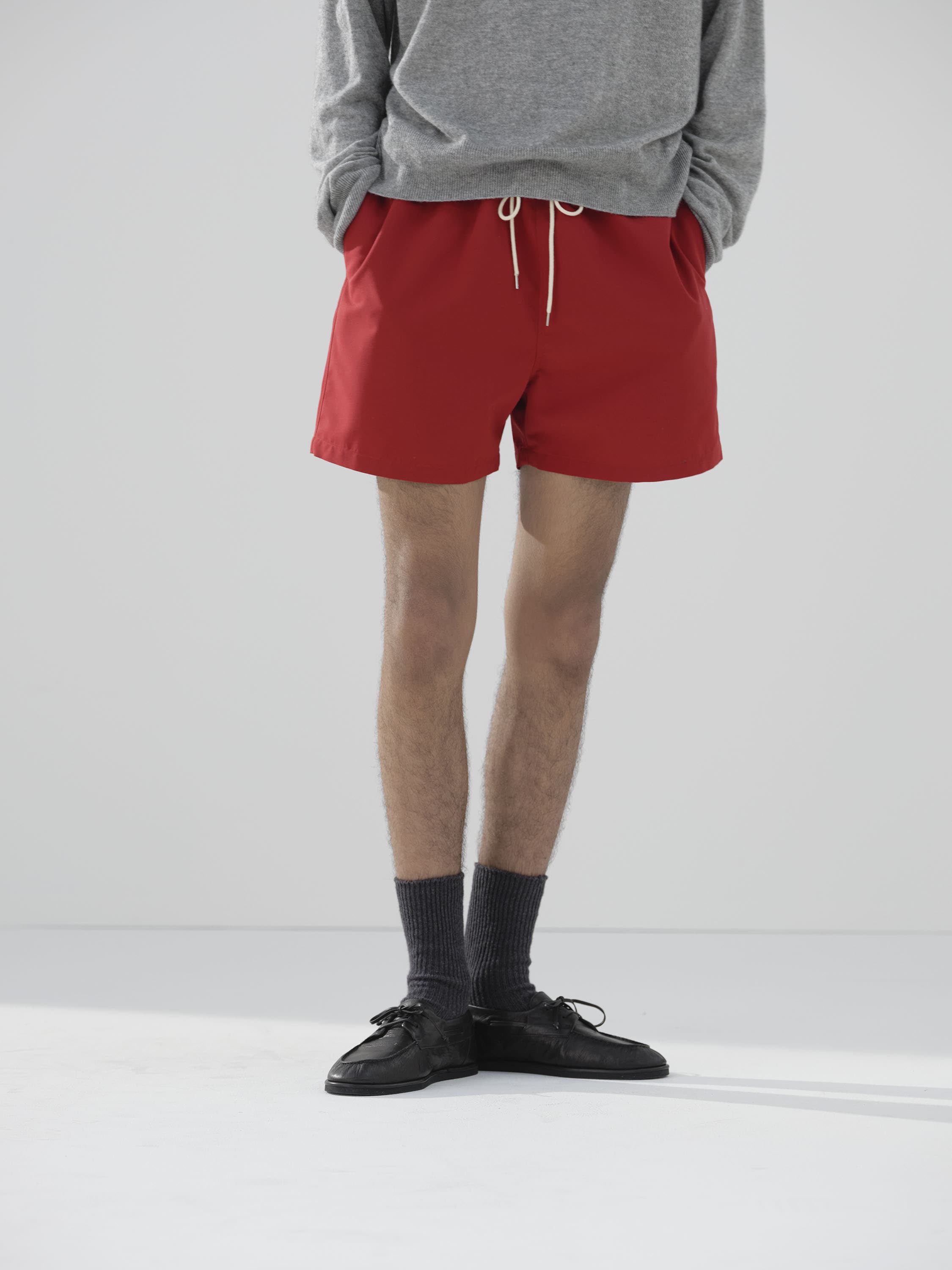 WOOL MAX CANVAS SHORTS 詳細画像 RED 1