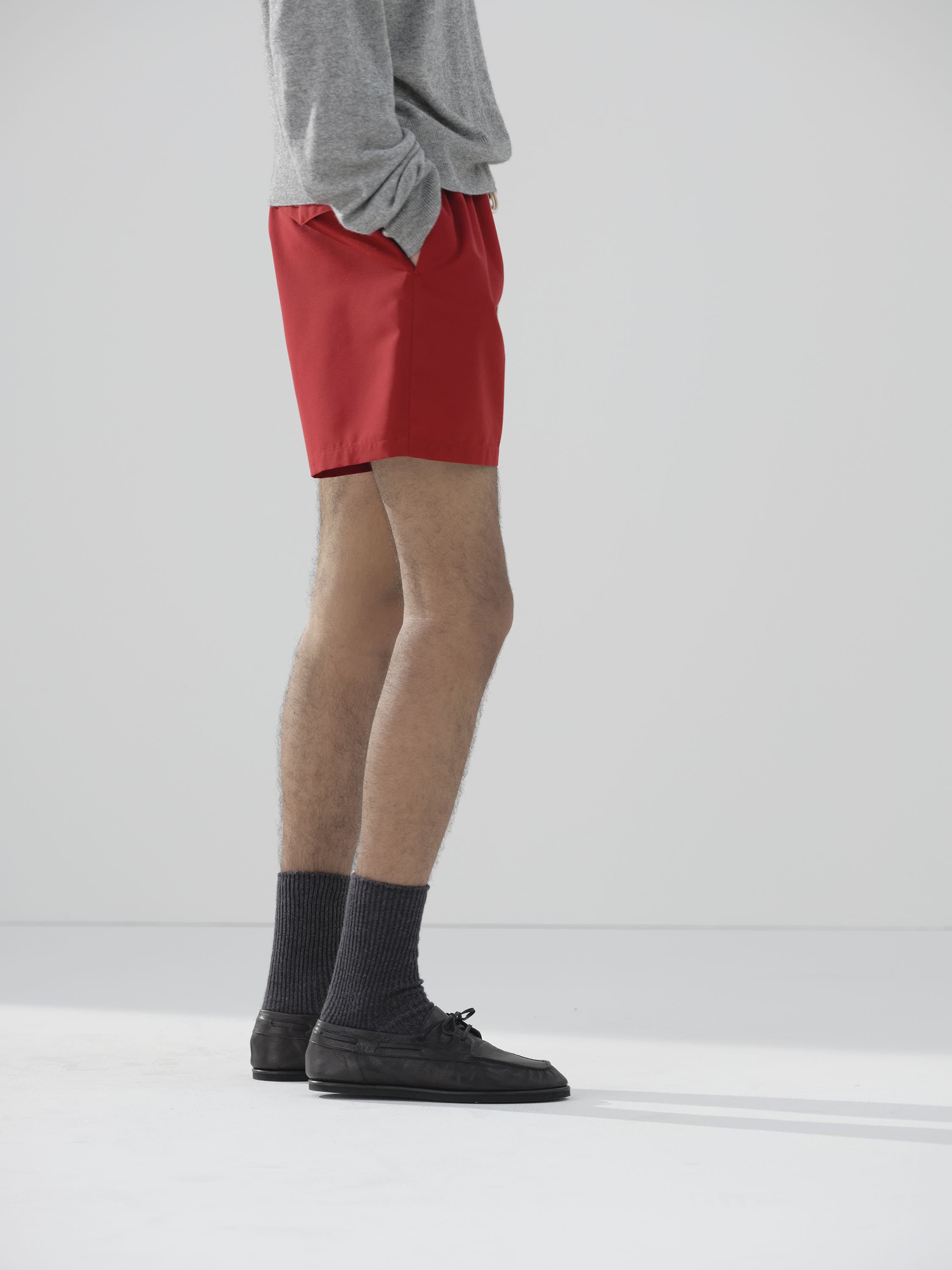 WOOL MAX CANVAS SHORTS 詳細画像 RED 3